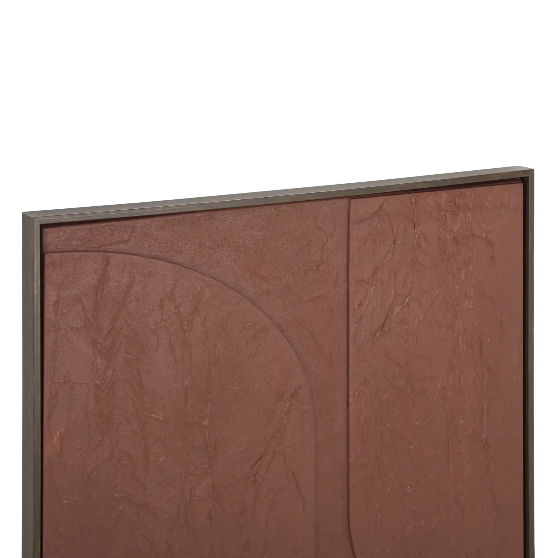 Fudge Pops Art in Maroon in a styled room