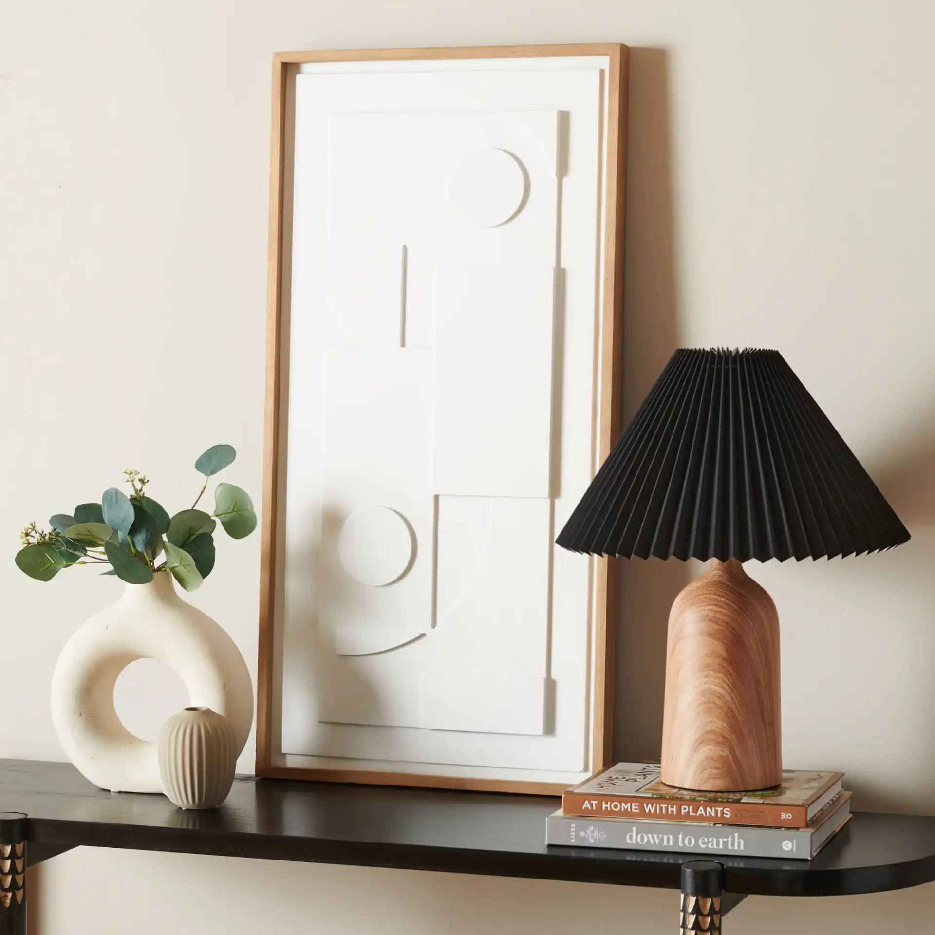 Memory Wall Art in Natural / Cream in a styled room