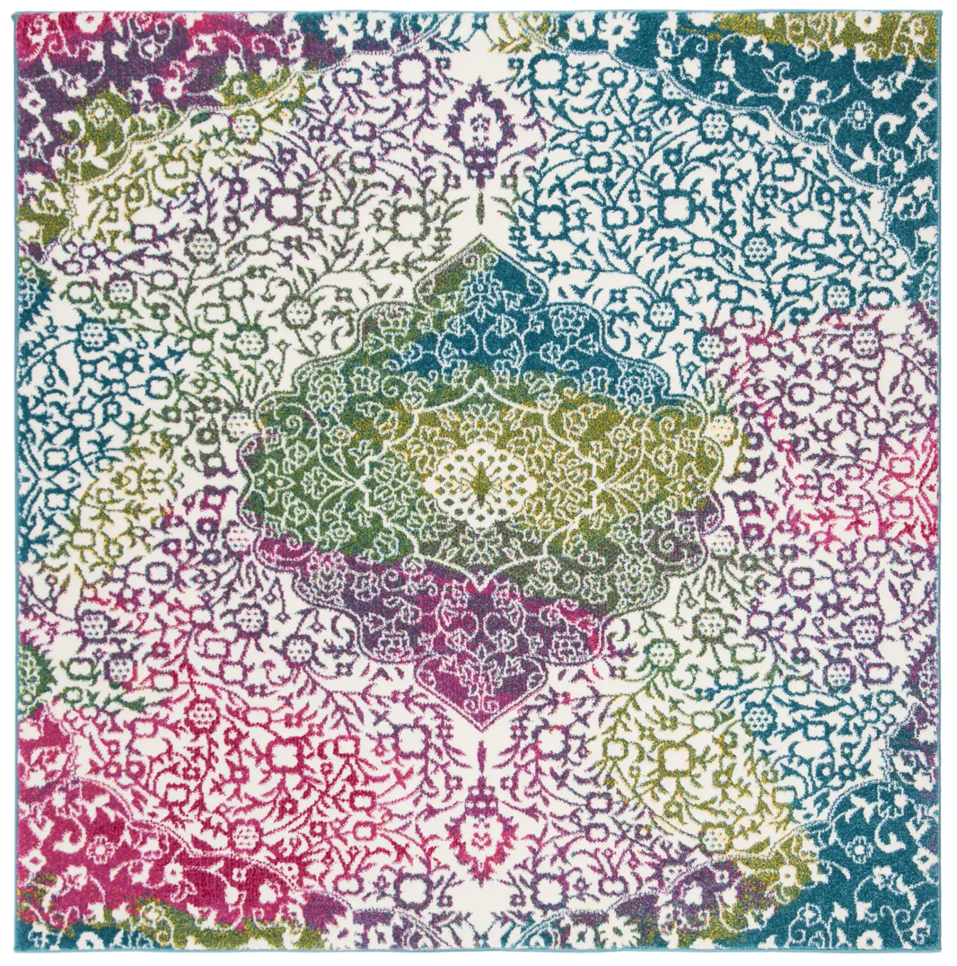 Ivory / Fuchsia