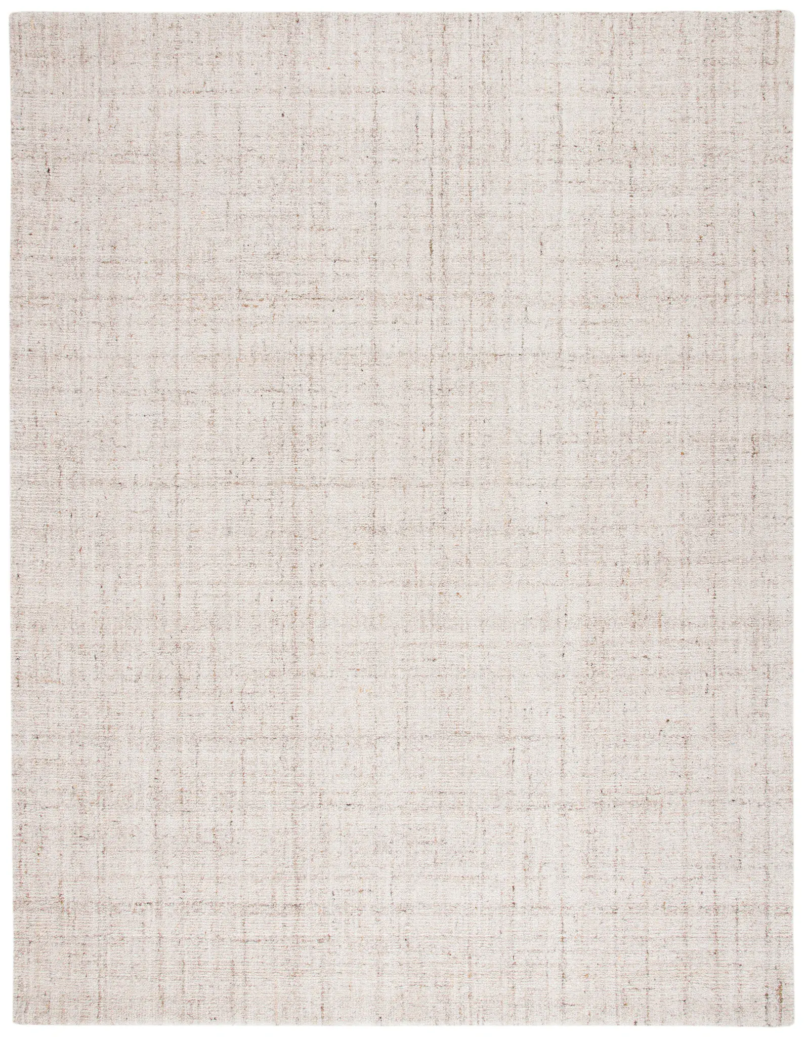 Abstract Linear Grid Hand-Tufted Rug