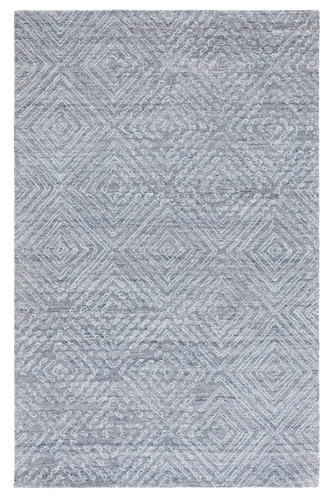 Abstract Modern Geometric Hand-Tufted Rug