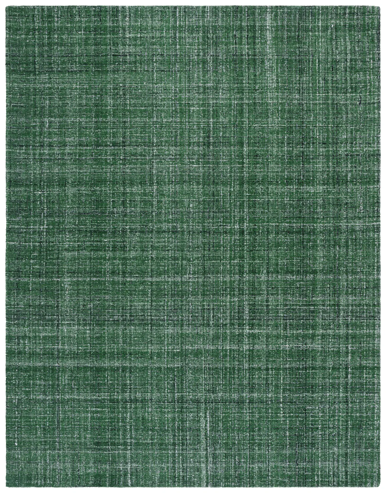 Abstract Modern Crosshatch Hand-Tufted Rug
