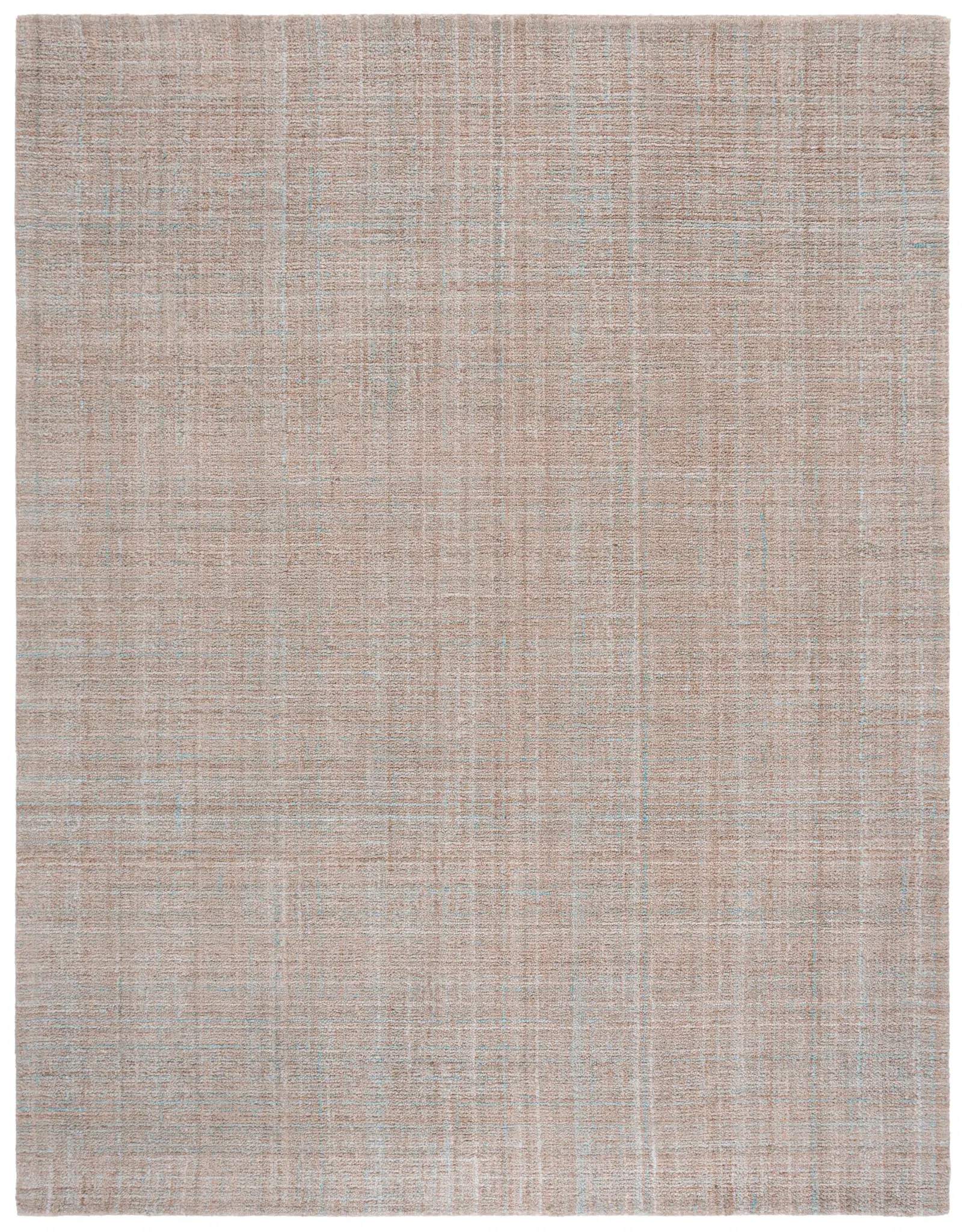 Abstract Modern Crosshatch Hand-Tufted Rug