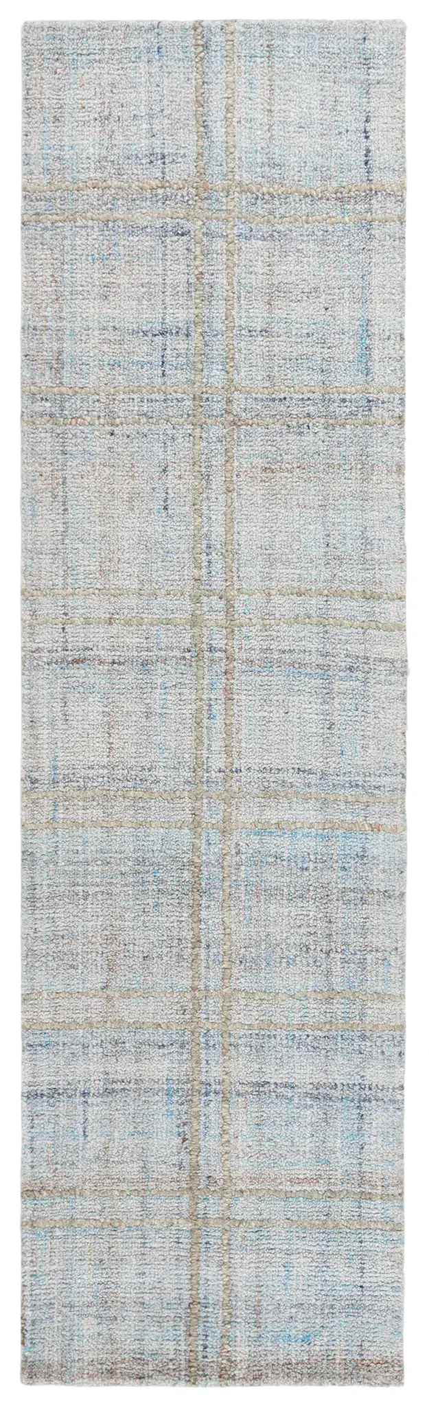 Abstract Modern Grid Hand-Tufted Rug