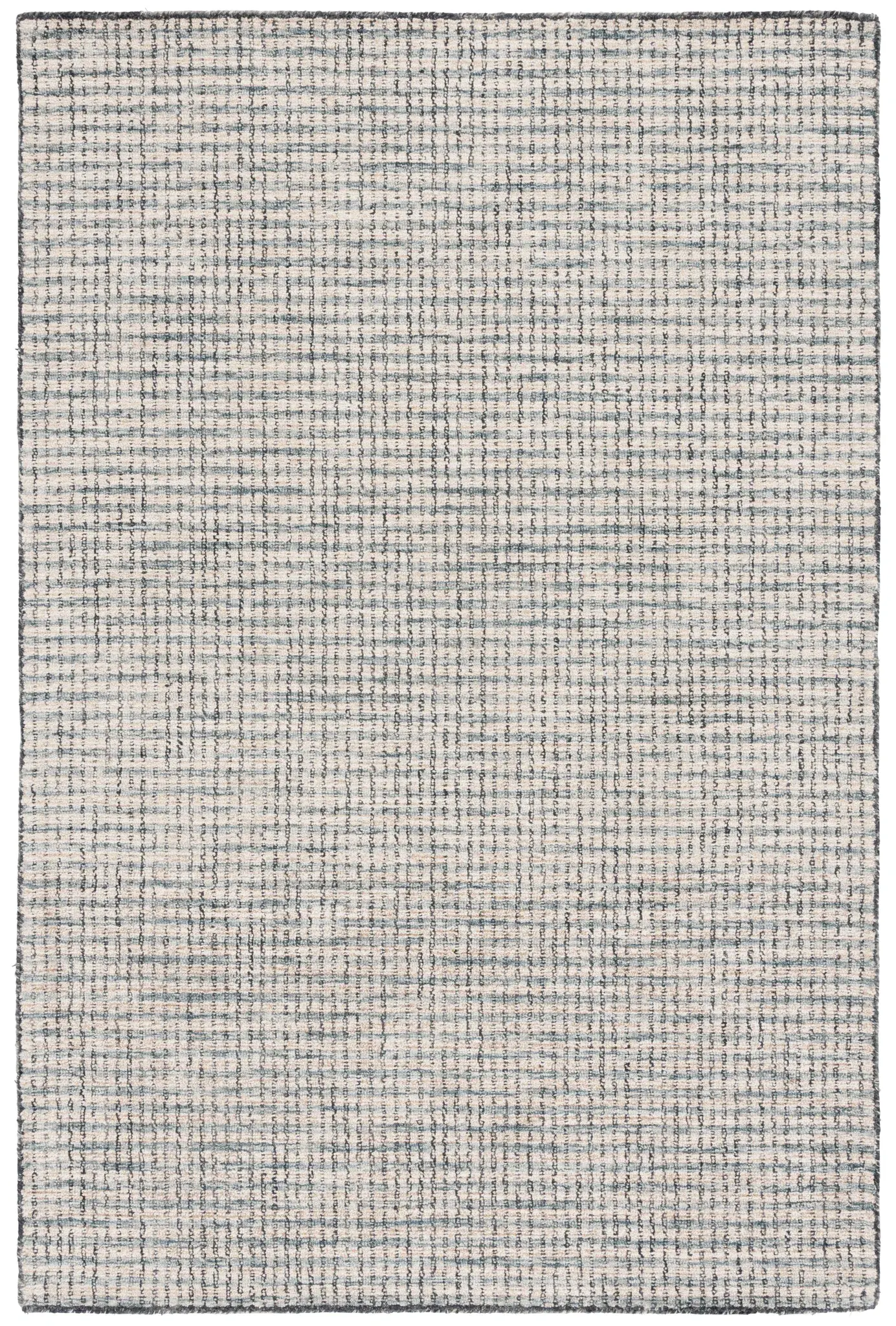 Abstract Modern Textured Stripe Hand-Tufted Rug
