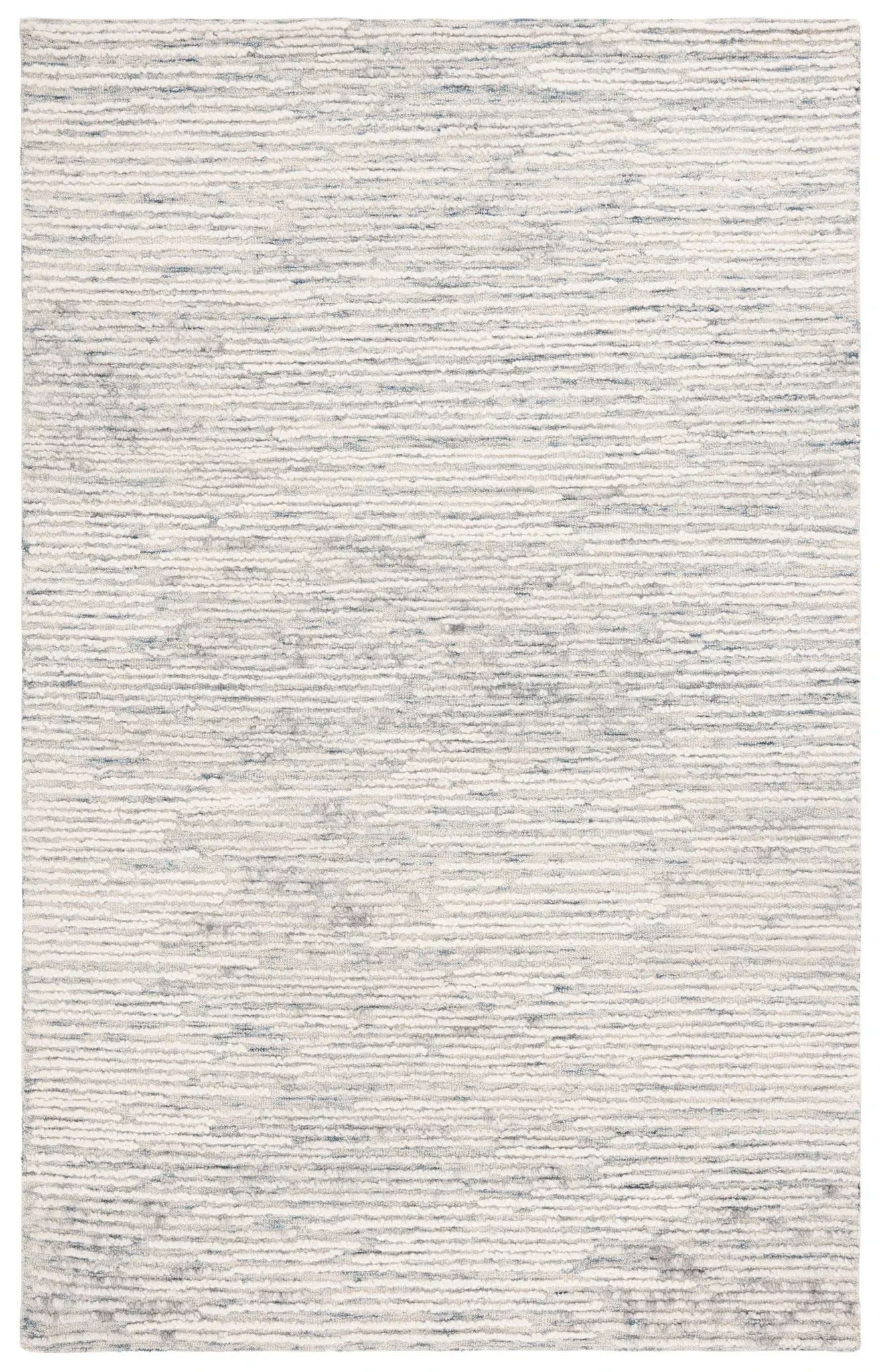 Abstract Linear Stripe Hand-Tufted Wool Rug