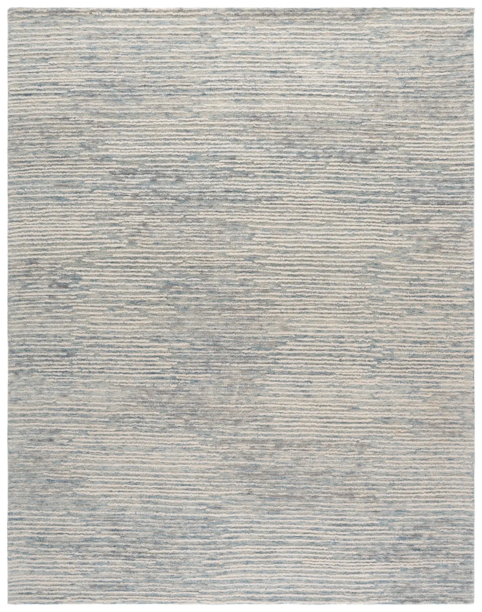 Abstract Linear Stripe Hand-Tufted Wool Rug