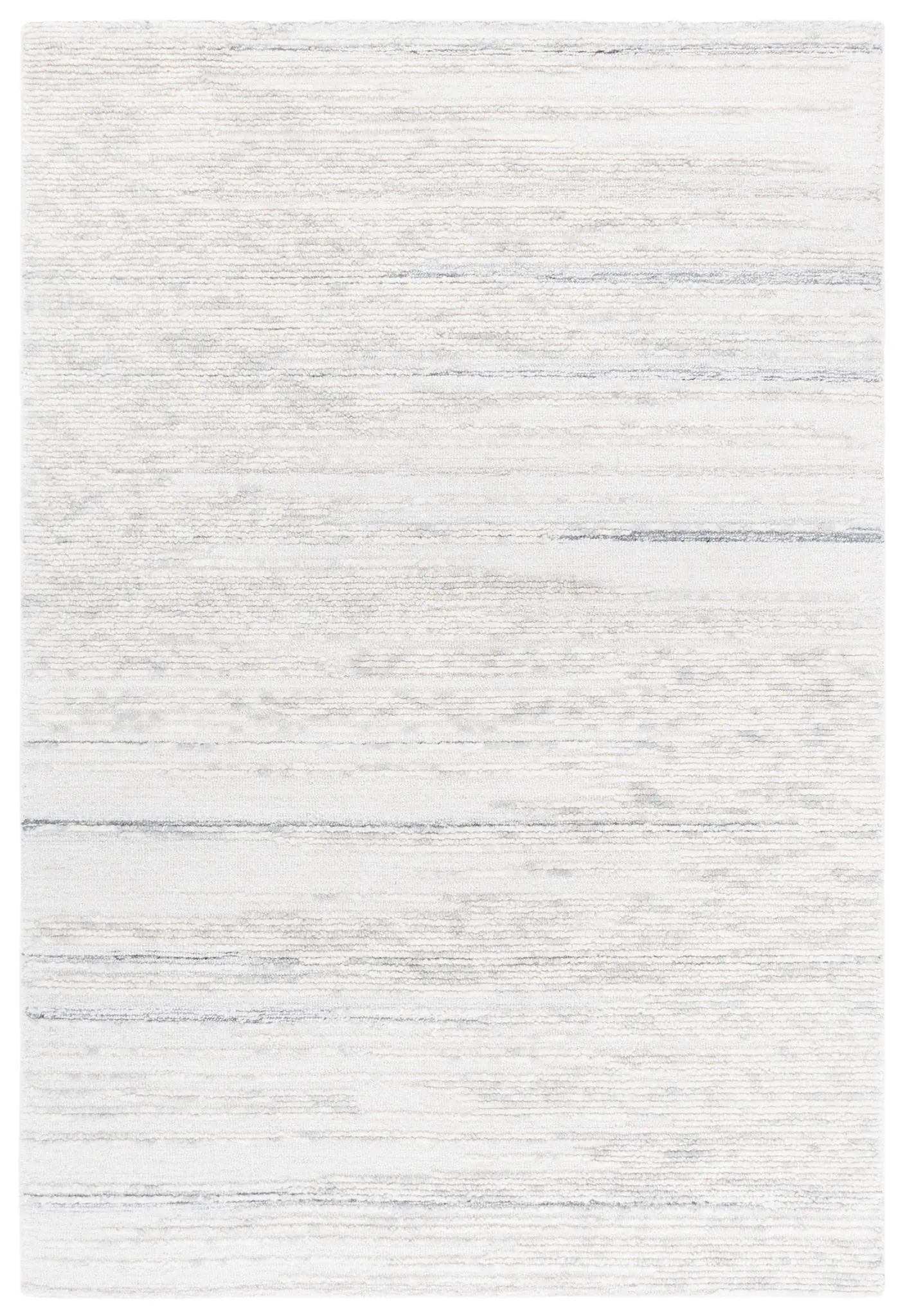 Abstract Striped Hand-Tufted Wool Rug