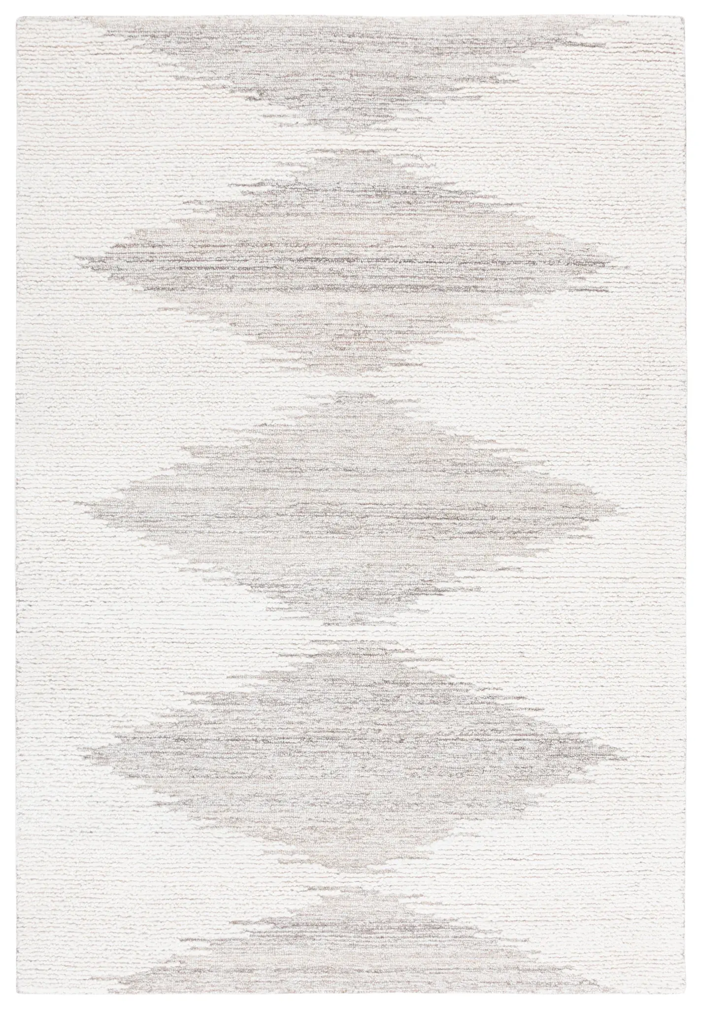 Abstract Scandinavian Diamond Hand-Tufted Wool Rug