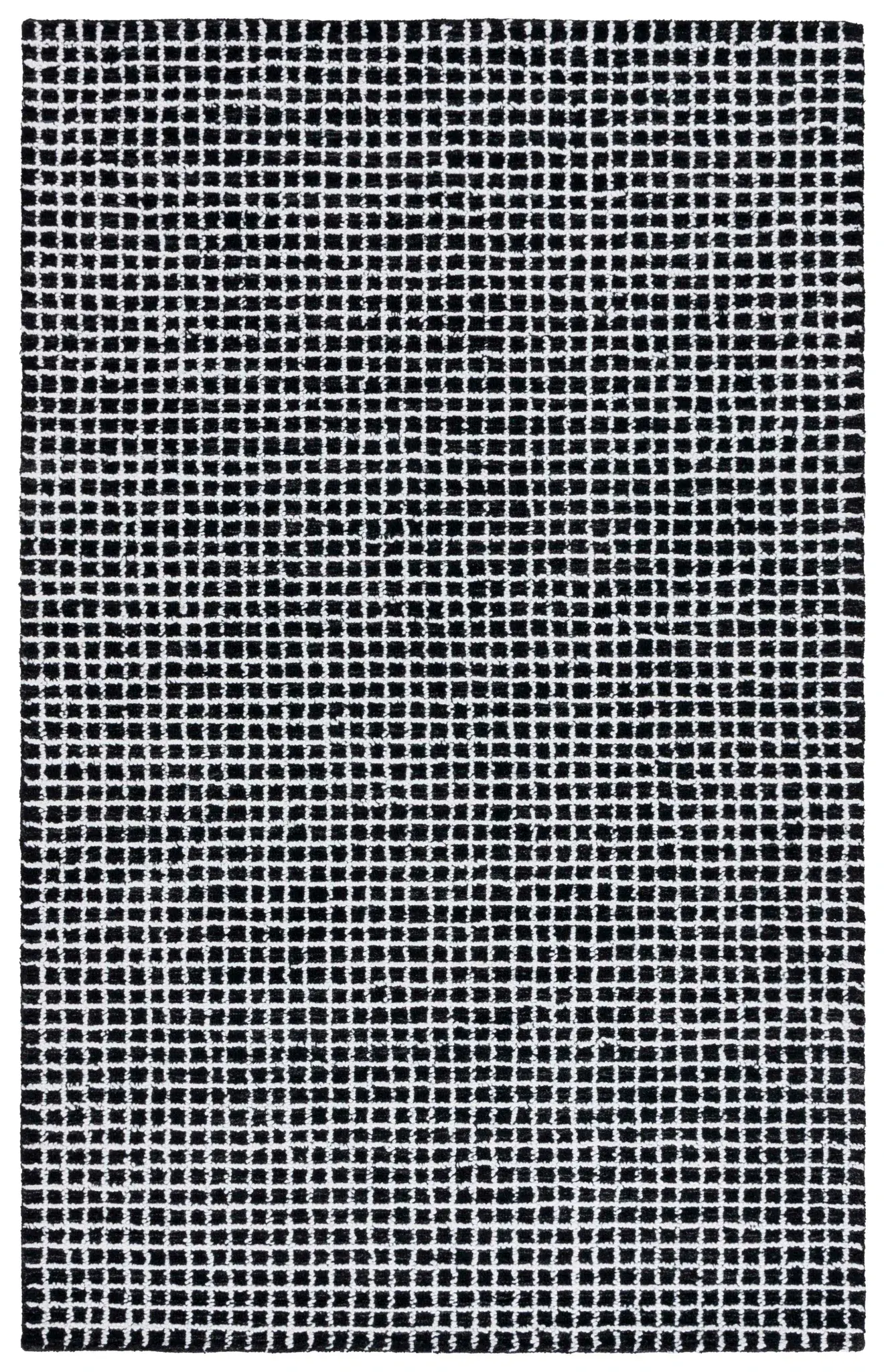 Abstract Geometric Hand-Tufted Rug