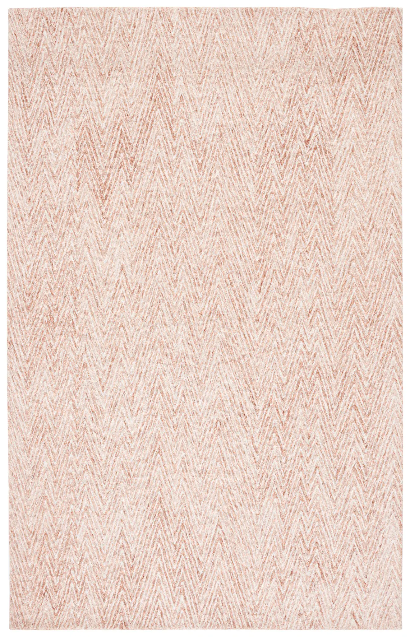Abstract Modern Chevron Hand-Tufted Wool Rug