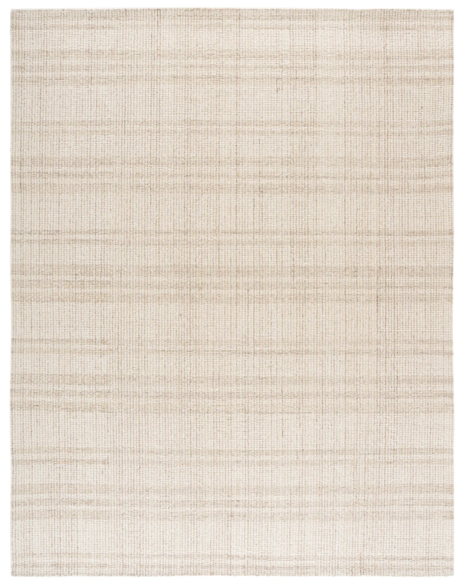 Abstract Plaid Hand-Tufted Wool Rug