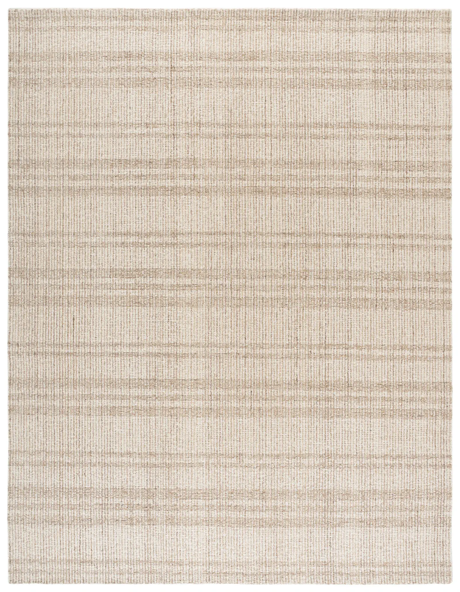 Abstract Plaid Hand-Tufted Wool Rug