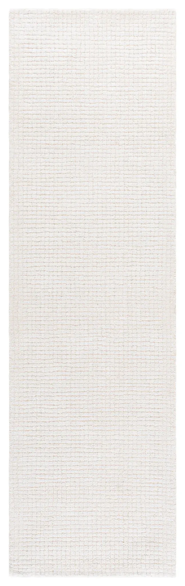 Abstract Solid Grid Hand-Tufted Rug