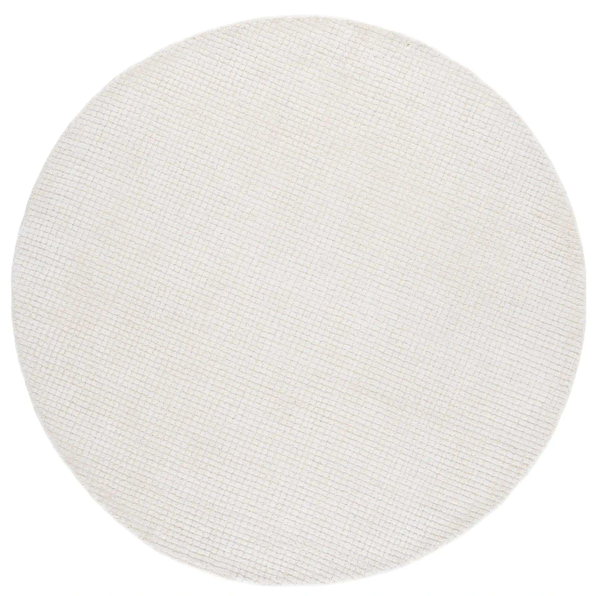 Abstract Solid Grid Hand-Tufted Rug