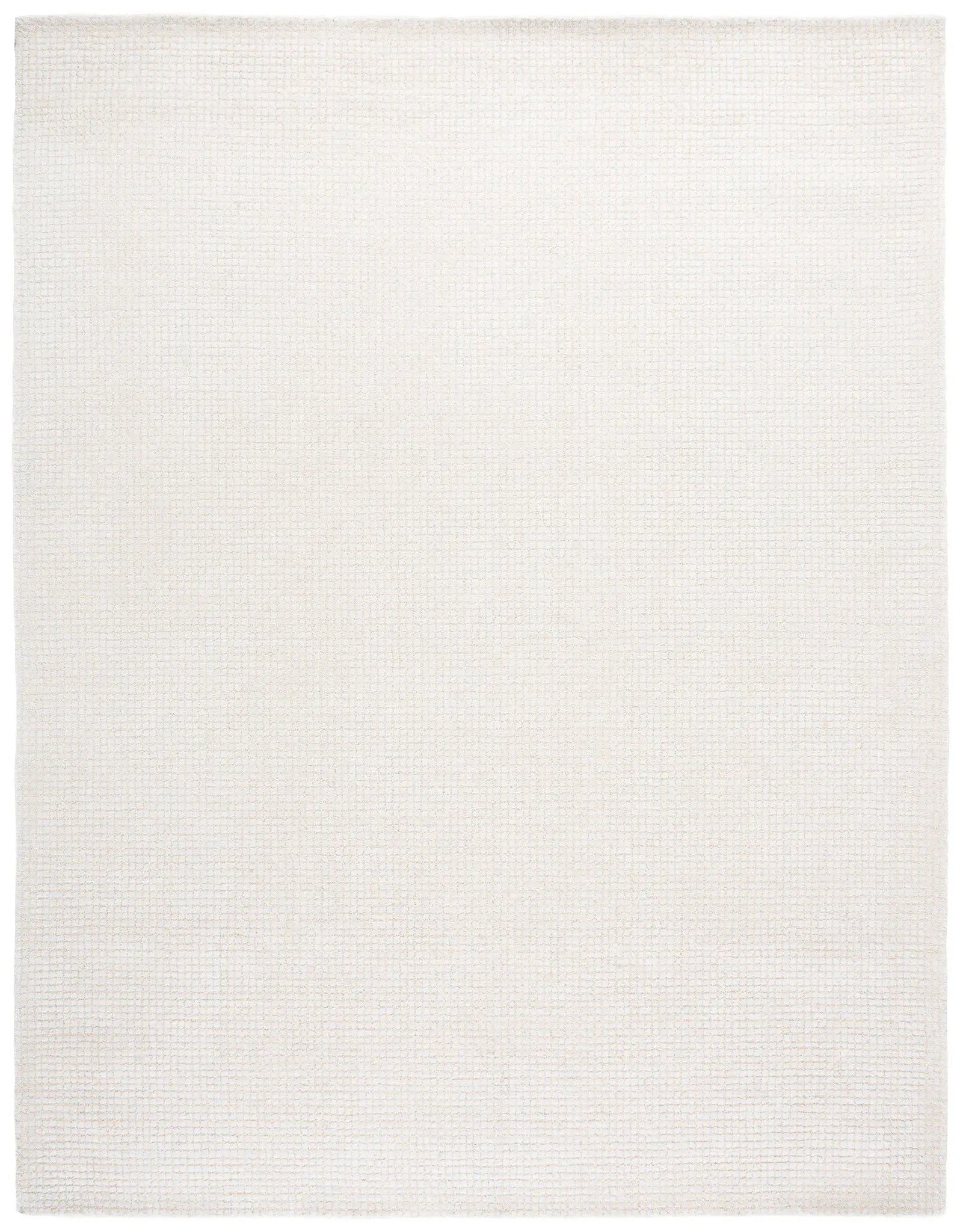 Abstract Solid Grid Hand-Tufted Rug