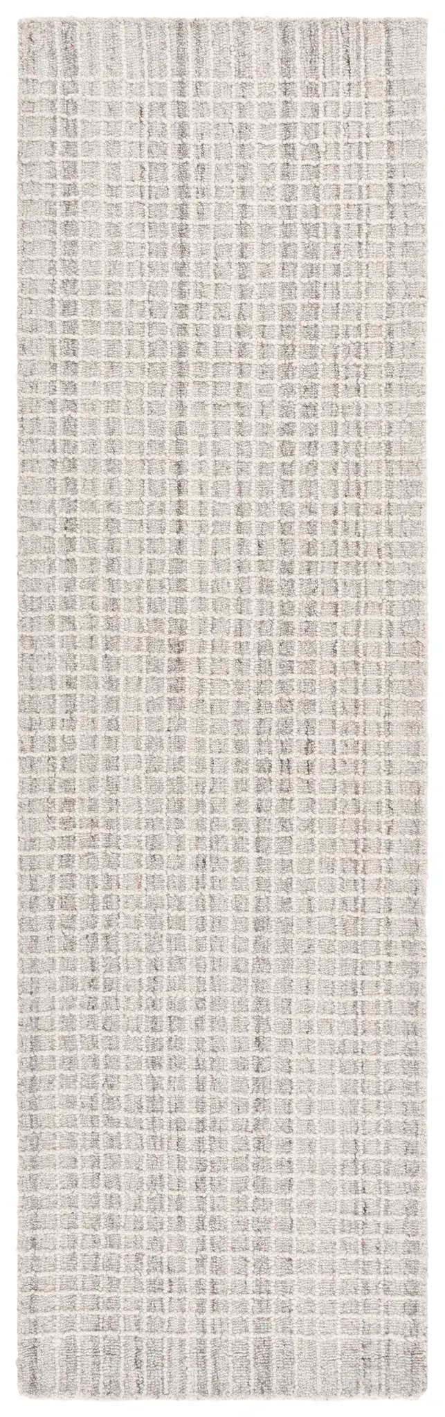 Abstract Waffle Grid Hand-Tufted Wool Rug