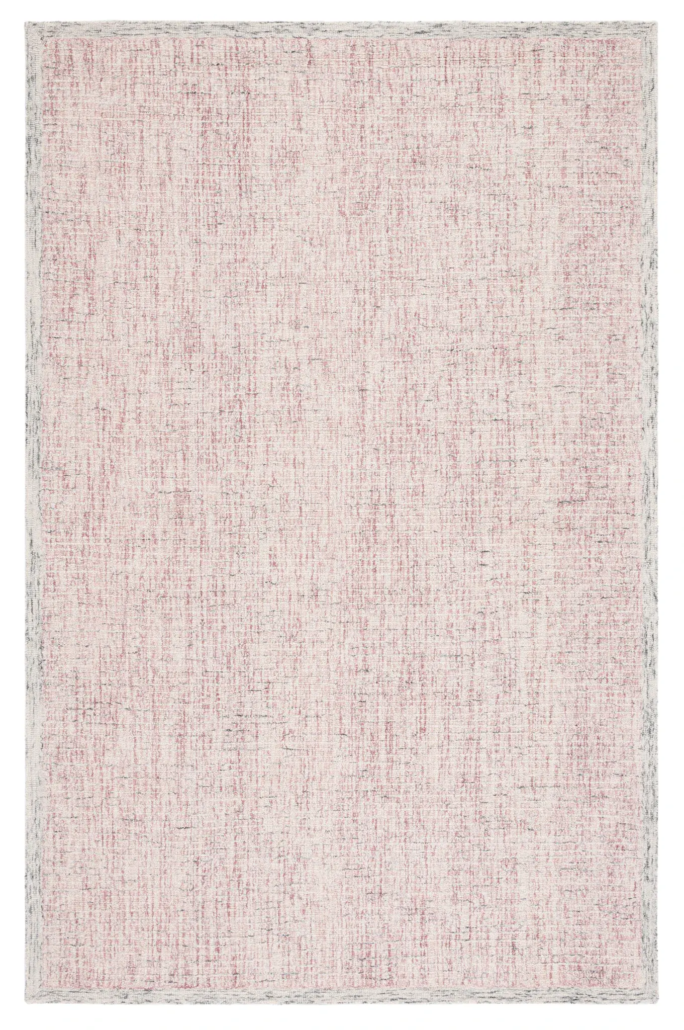 Abstract Modern Striated Hand-Tufted Rug
