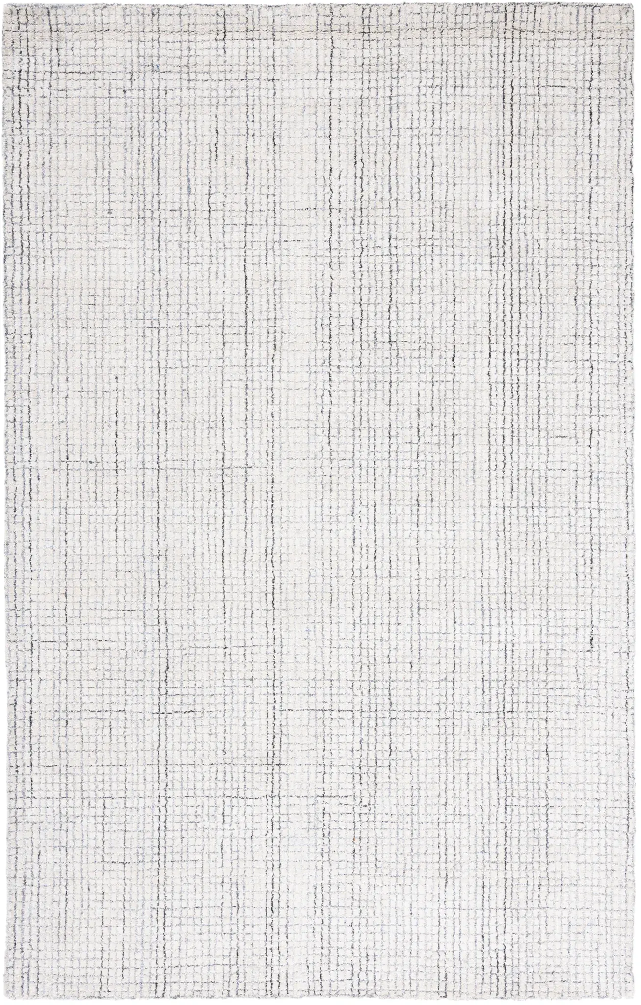 Abstract Grid Hand-Tufted Rug