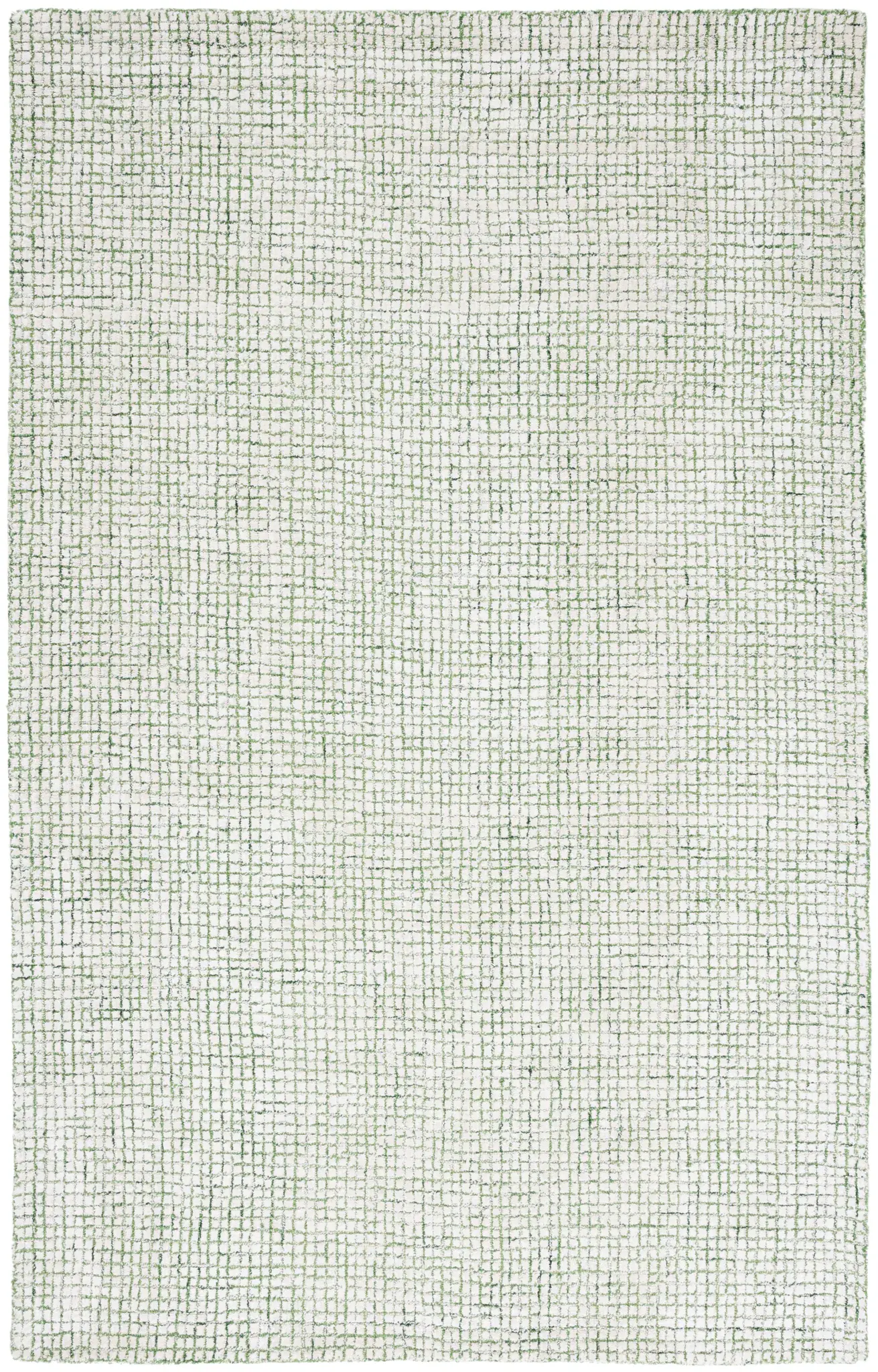 Abstract Grid Hand-Tufted Rug