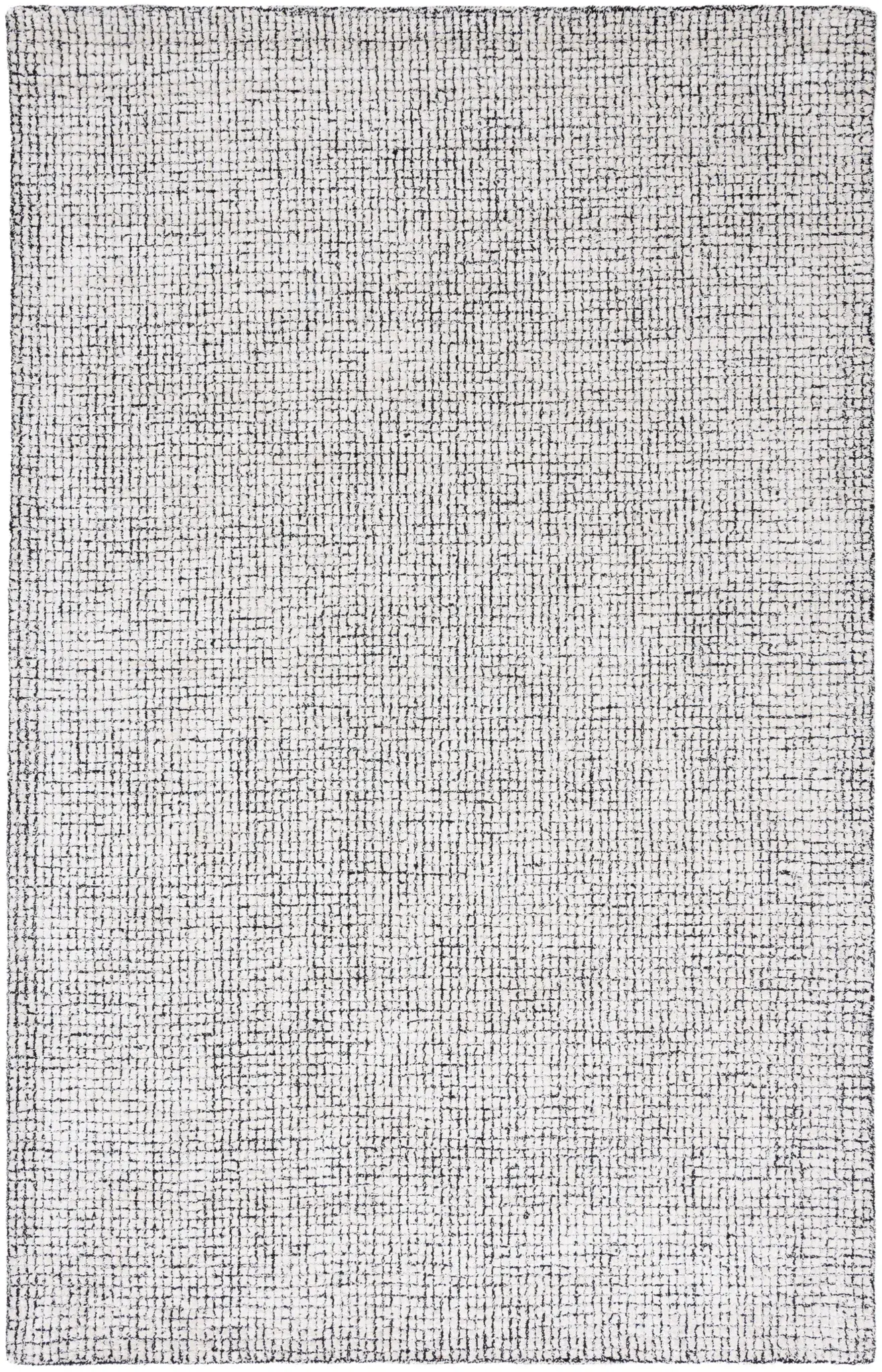 Abstract Grid Hand-Tufted Rug