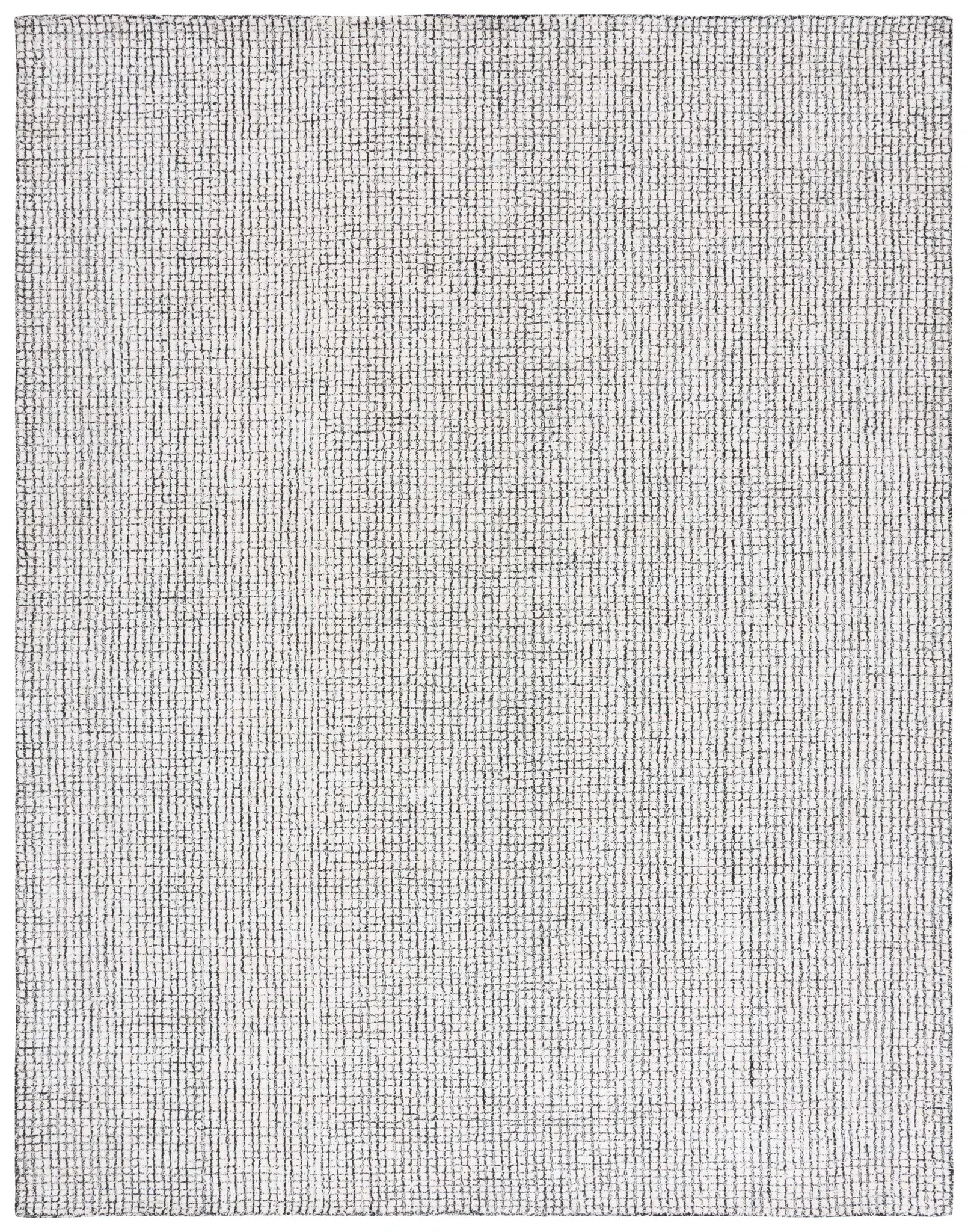 Abstract Grid Hand-Tufted Rug