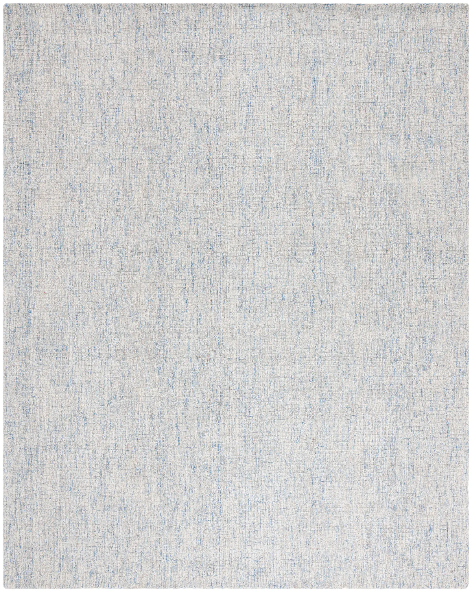 Abstract Ribbed Hand-Tufted Wool Rug