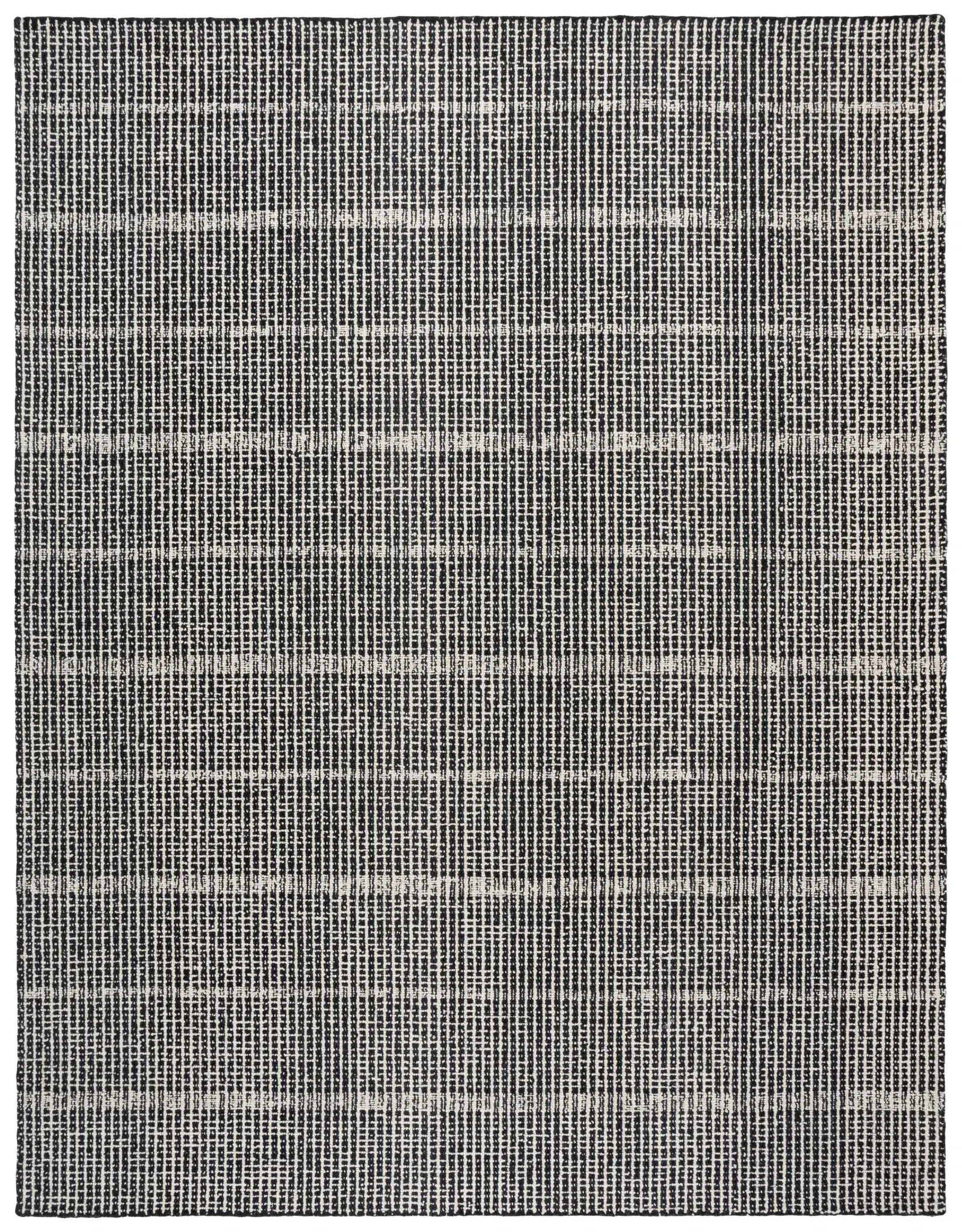 Abstract Grid Hand-Tufted Wool Rug