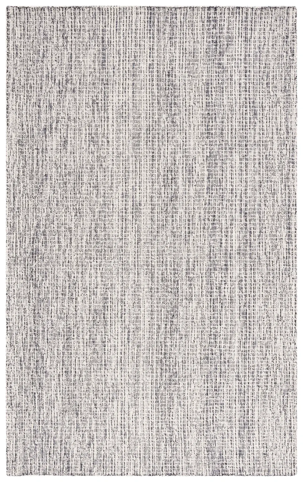 Abstract Crosshatch Hand-Tufted Wool Rug