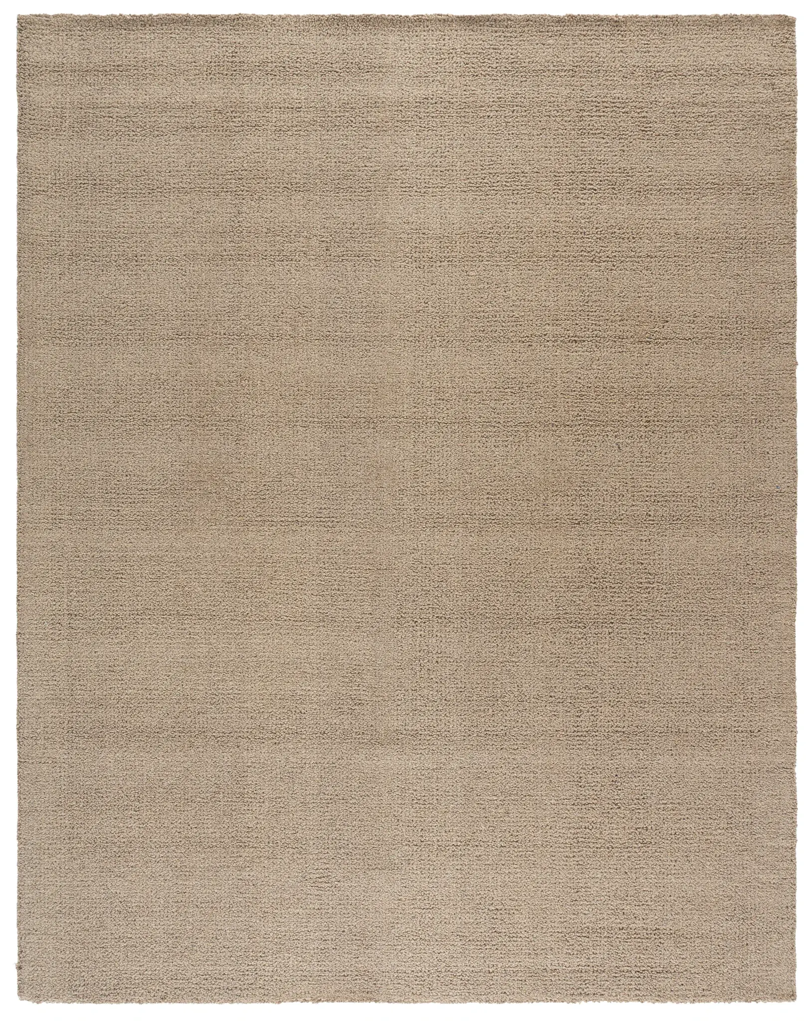 Abstract Modern Textured Solid Hand-Tufted Wool Rug