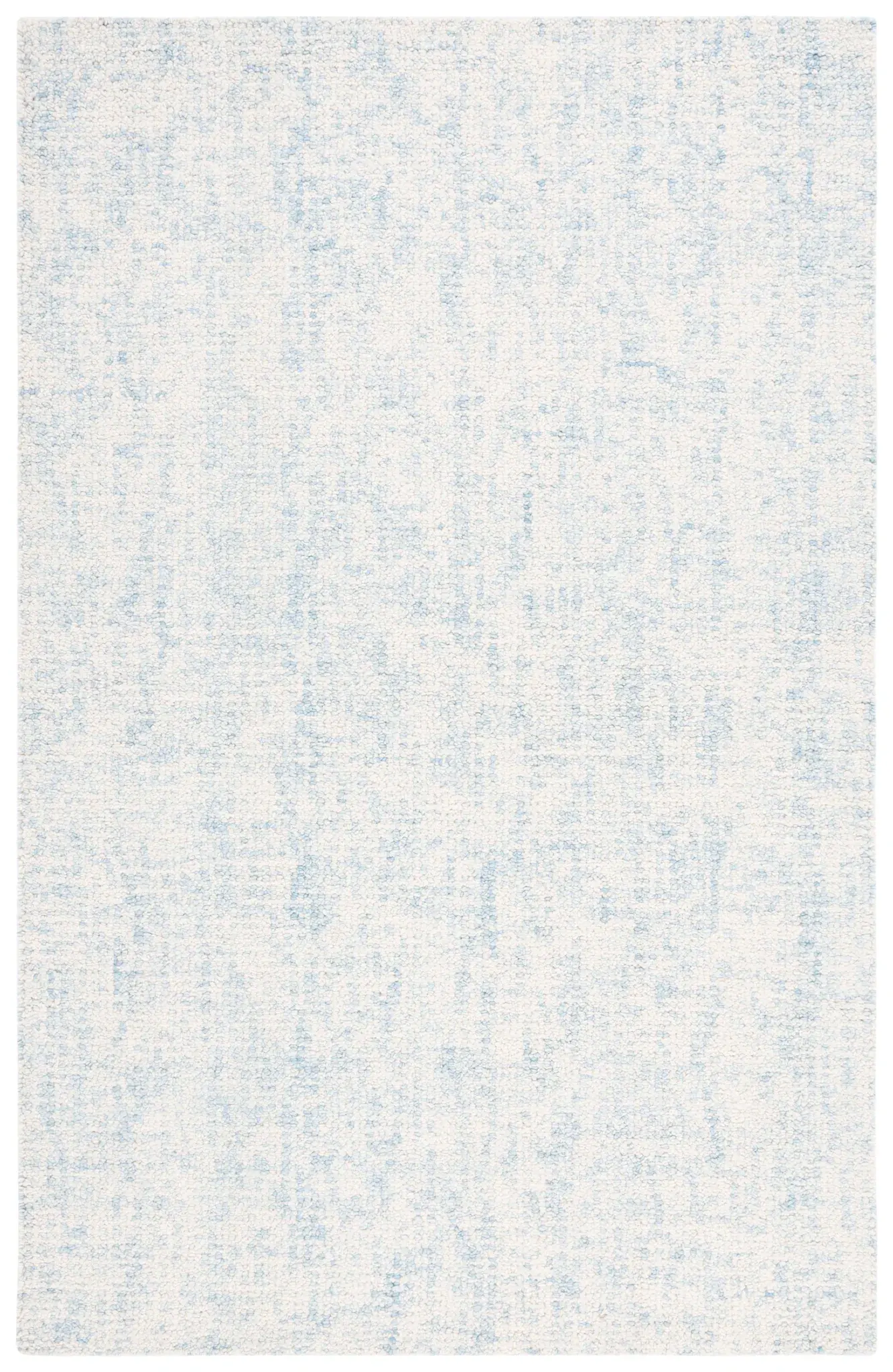 Abstract Modern Mottled Hand-Tufted Wool Rug