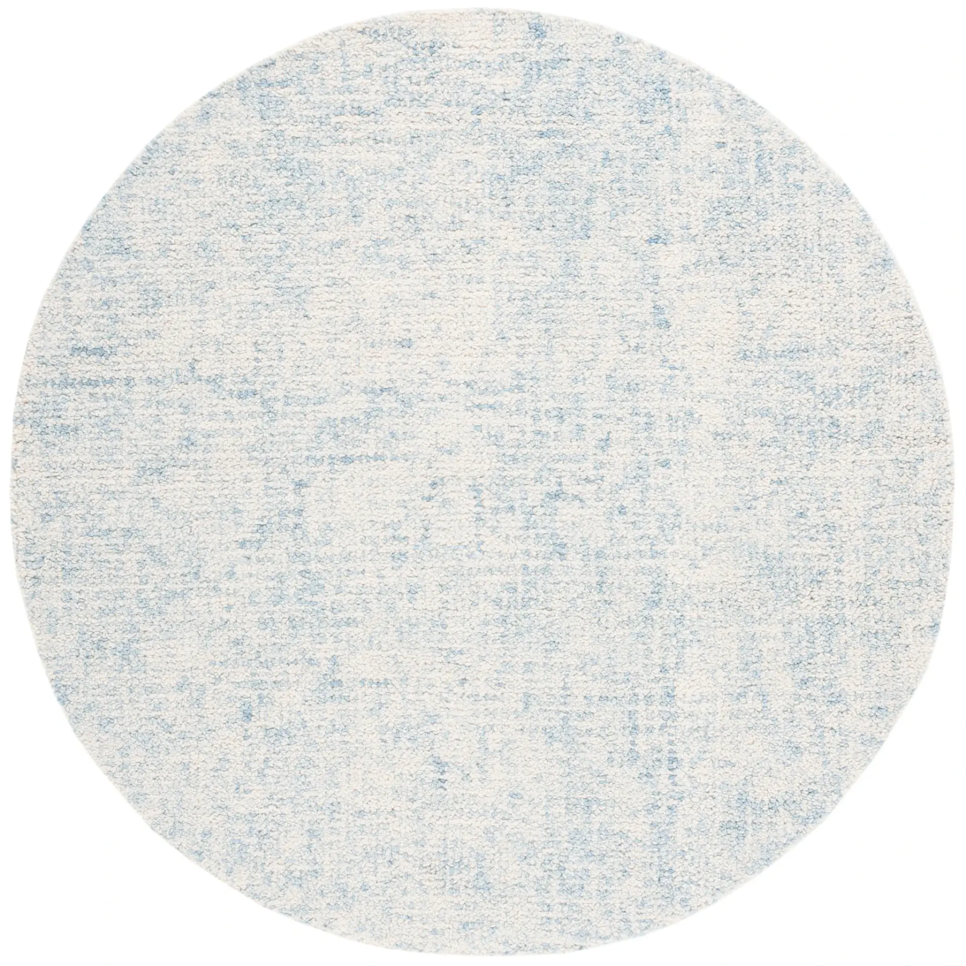 Abstract Modern Mottled Hand-Tufted Wool Rug