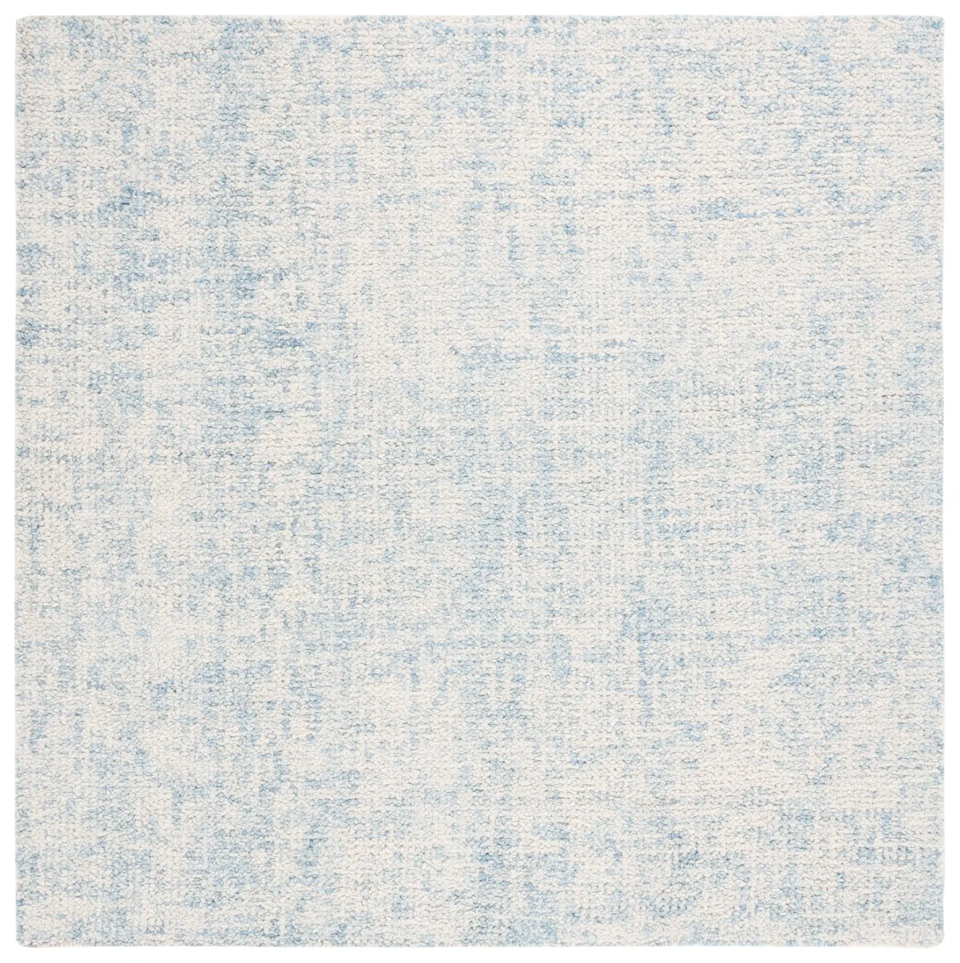 Abstract Modern Mottled Hand-Tufted Wool Rug