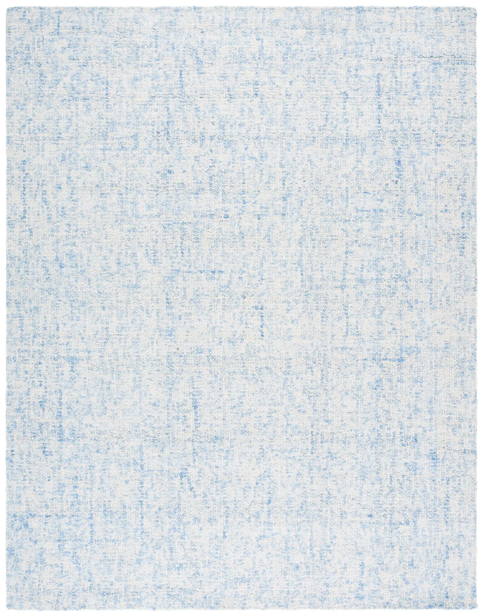 Abstract Modern Mottled Hand-Tufted Wool Rug