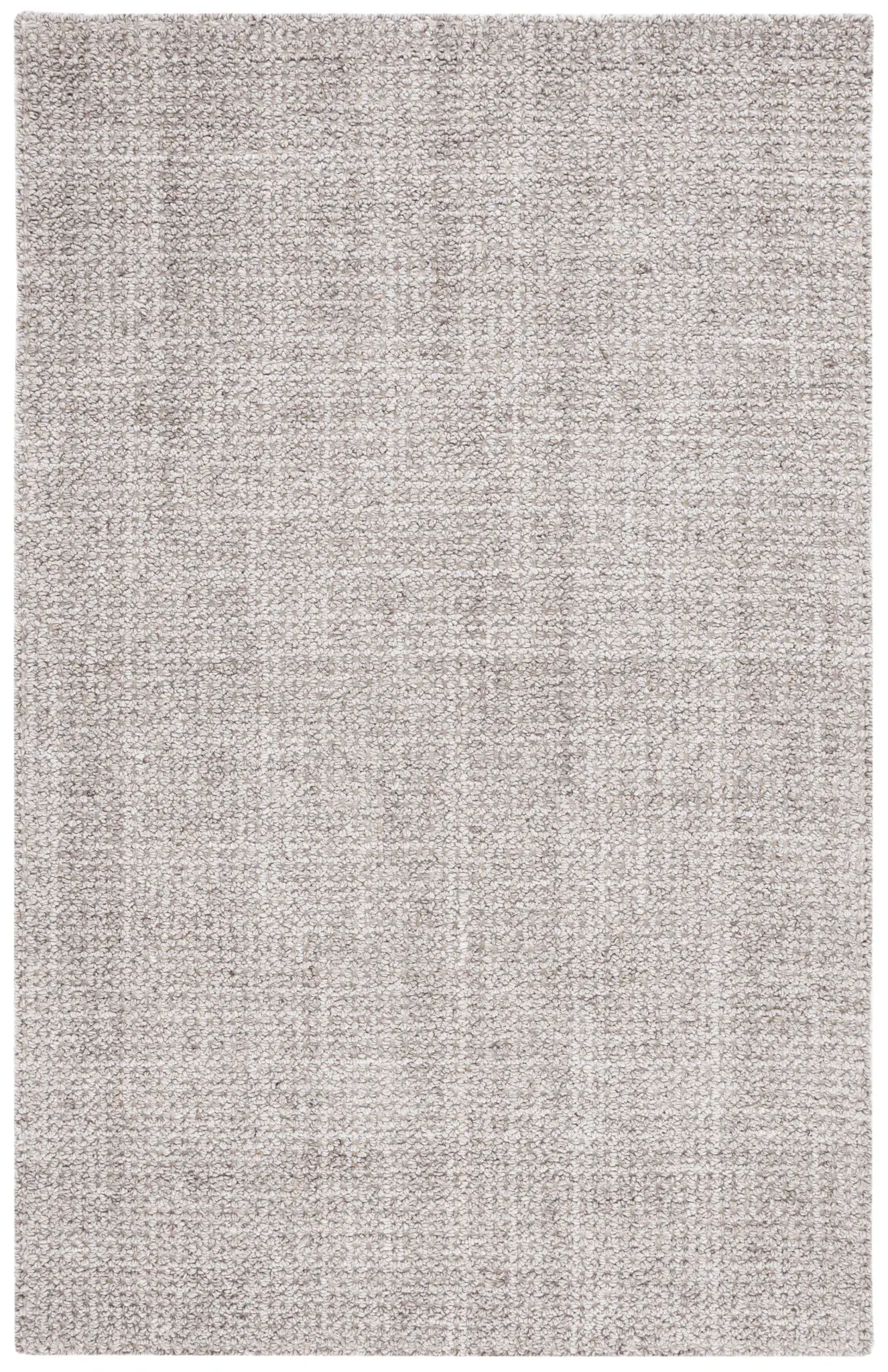 Abstract Tonal Crosshatch Hand-Tufted Rug