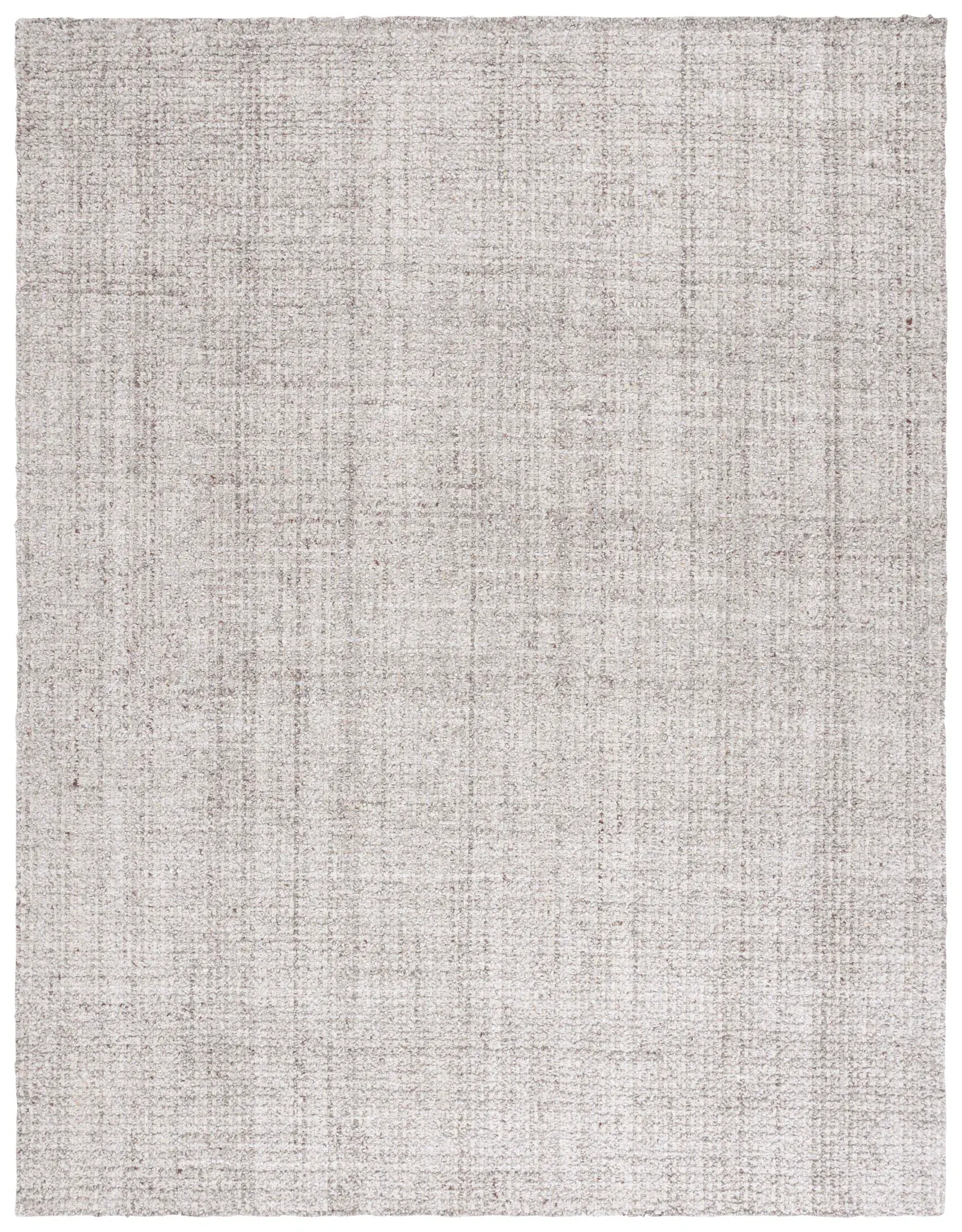 Abstract Tonal Crosshatch Hand-Tufted Rug
