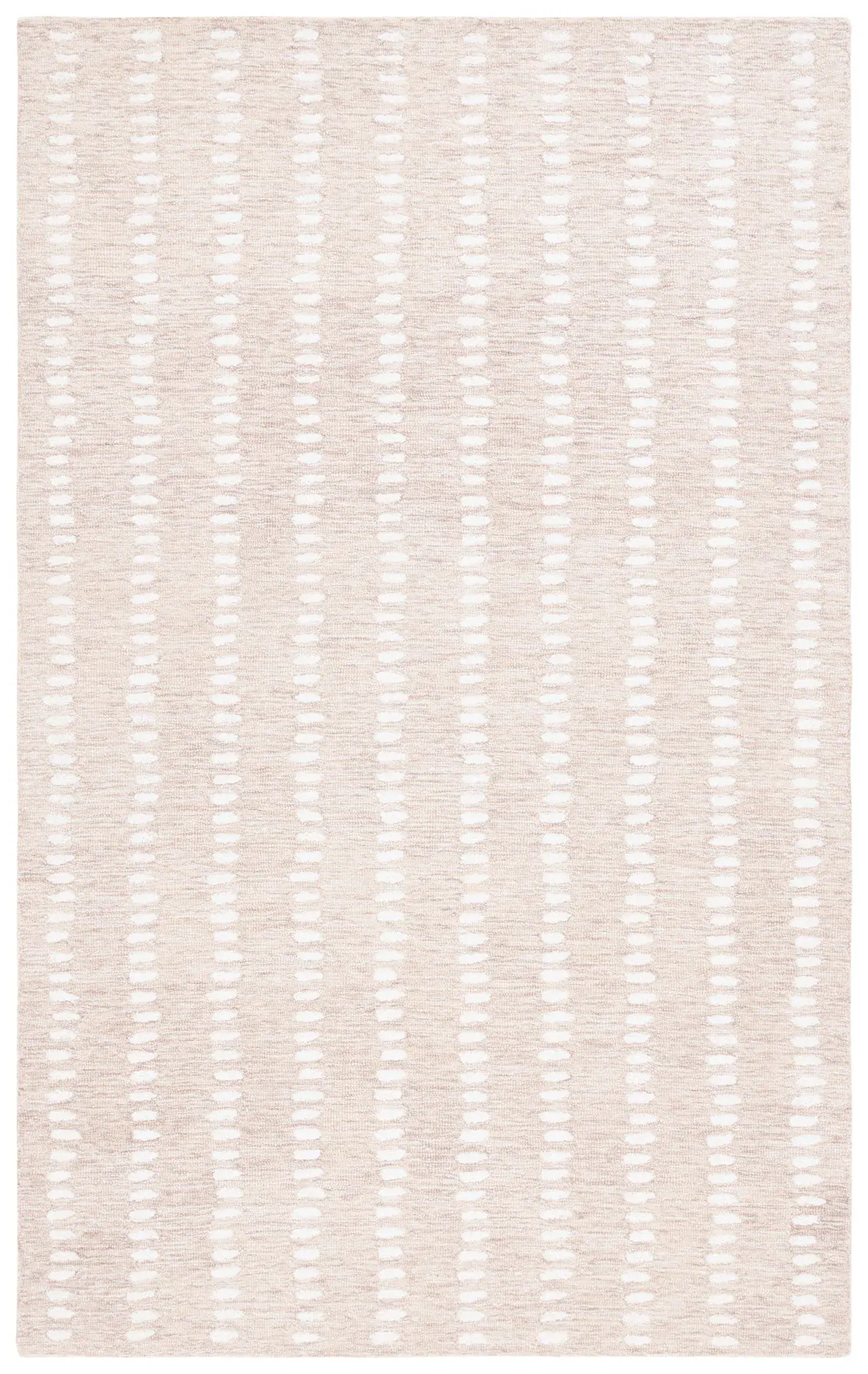 Abstract Scandinavian Geometric Hand-Tufted Wool Blend Rug