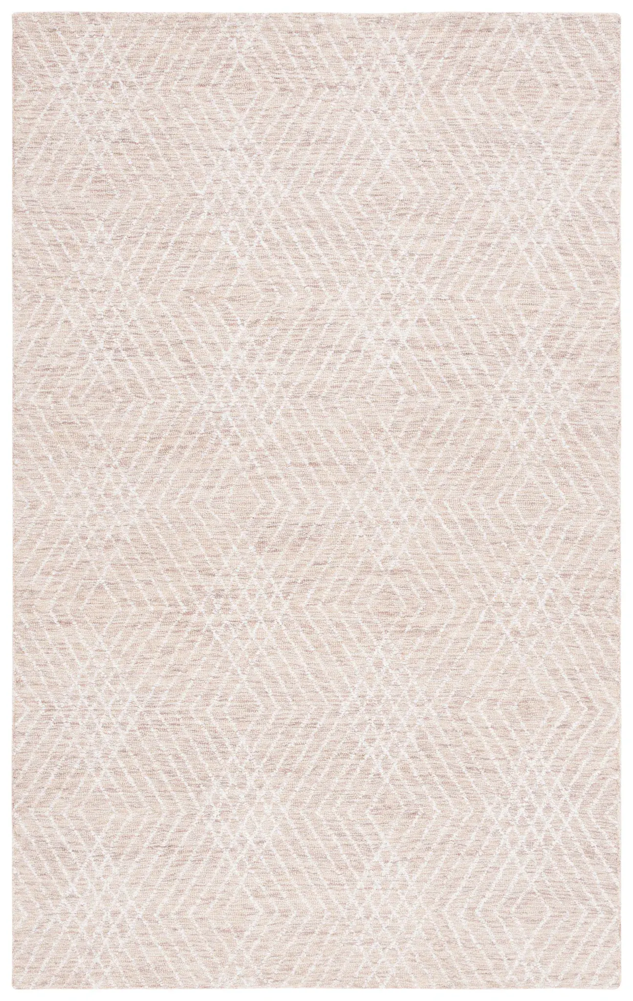 Abstract Modern Geometric Hand-Tufted Wool Rug