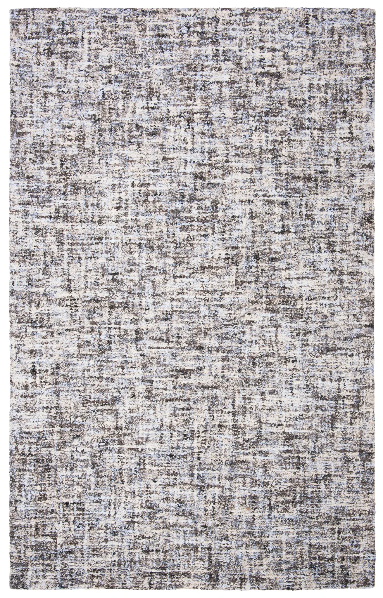 Abstract Tweed Hand-Tufted Wool Blend Rug