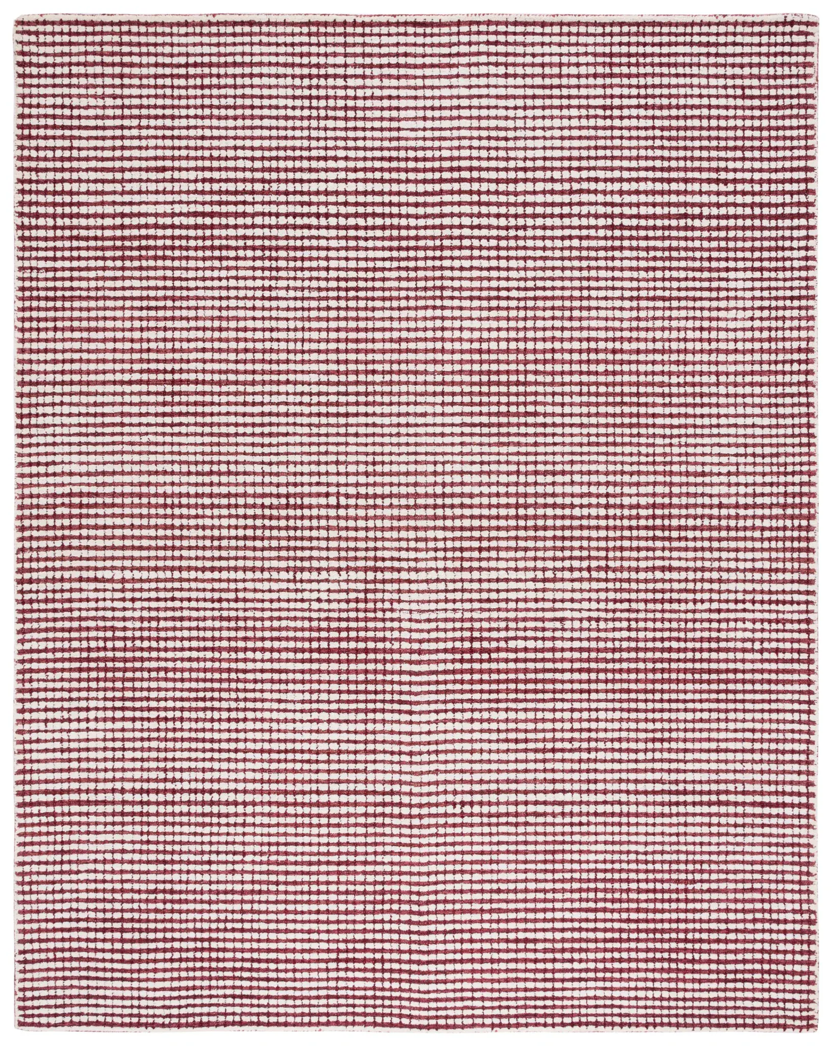 Abstract Modern Striped Hand-Tufted Wool Rug
