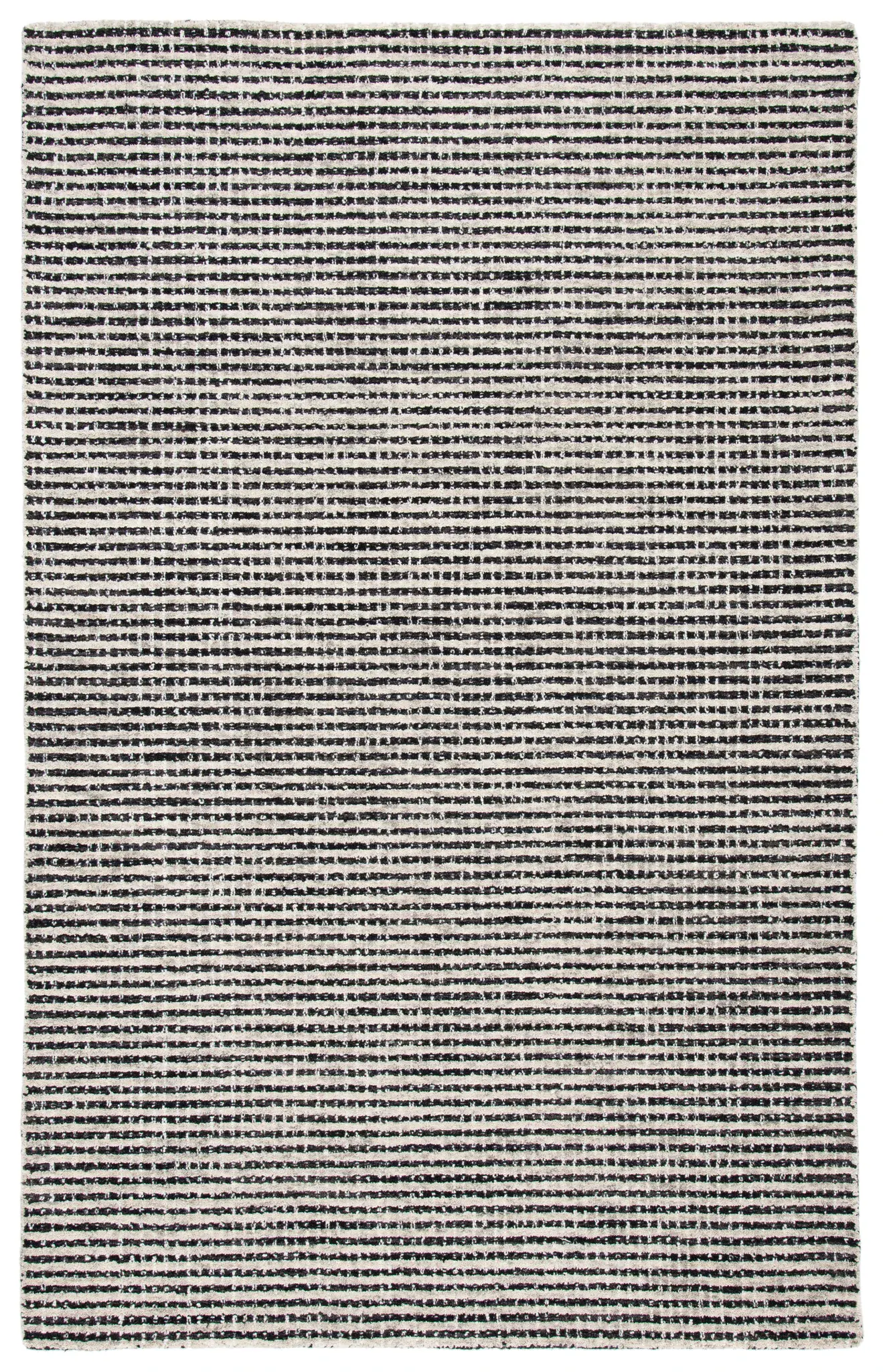 Abstract Modern Striped Hand-Tufted Wool Rug