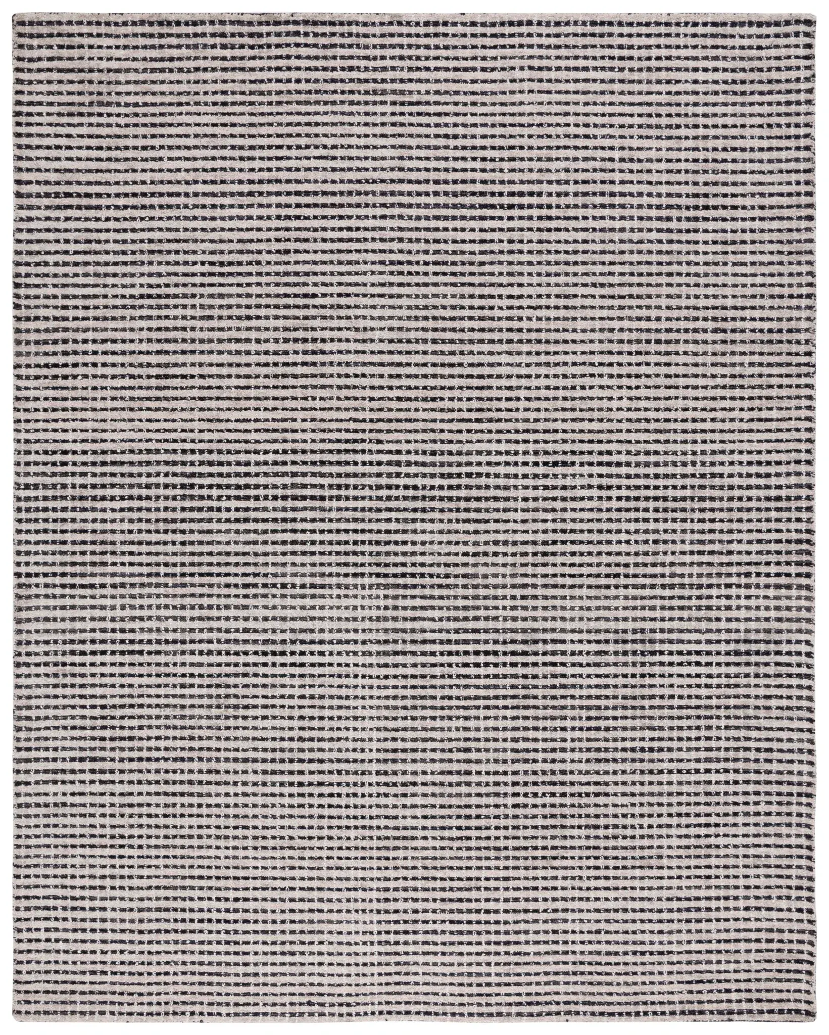 Abstract Modern Striped Hand-Tufted Wool Rug
