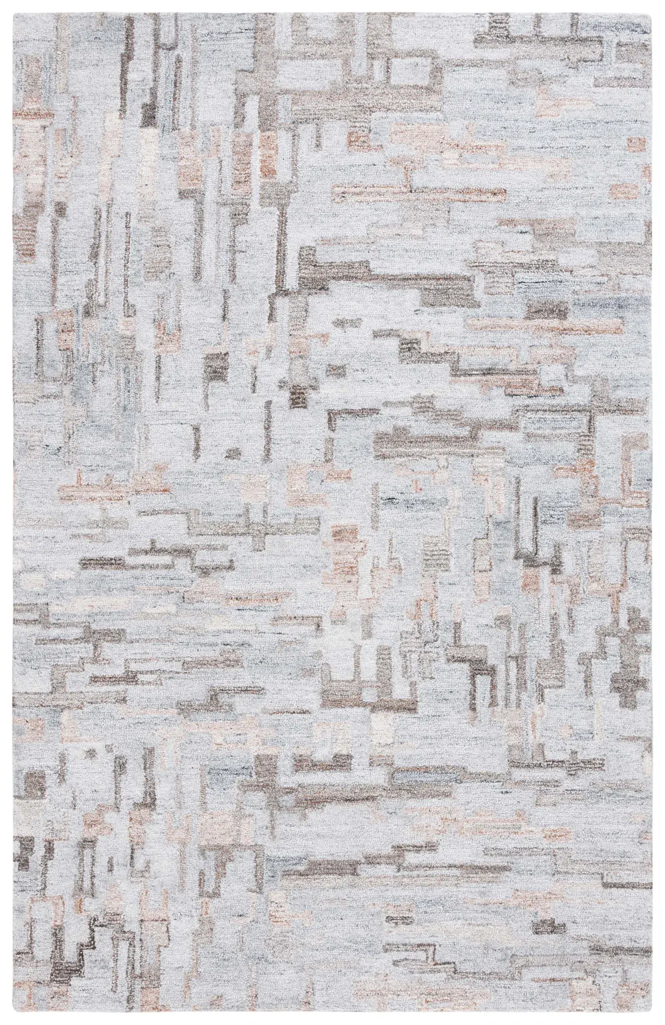 Abstract Abstract Tile Hand-Tufted Rug