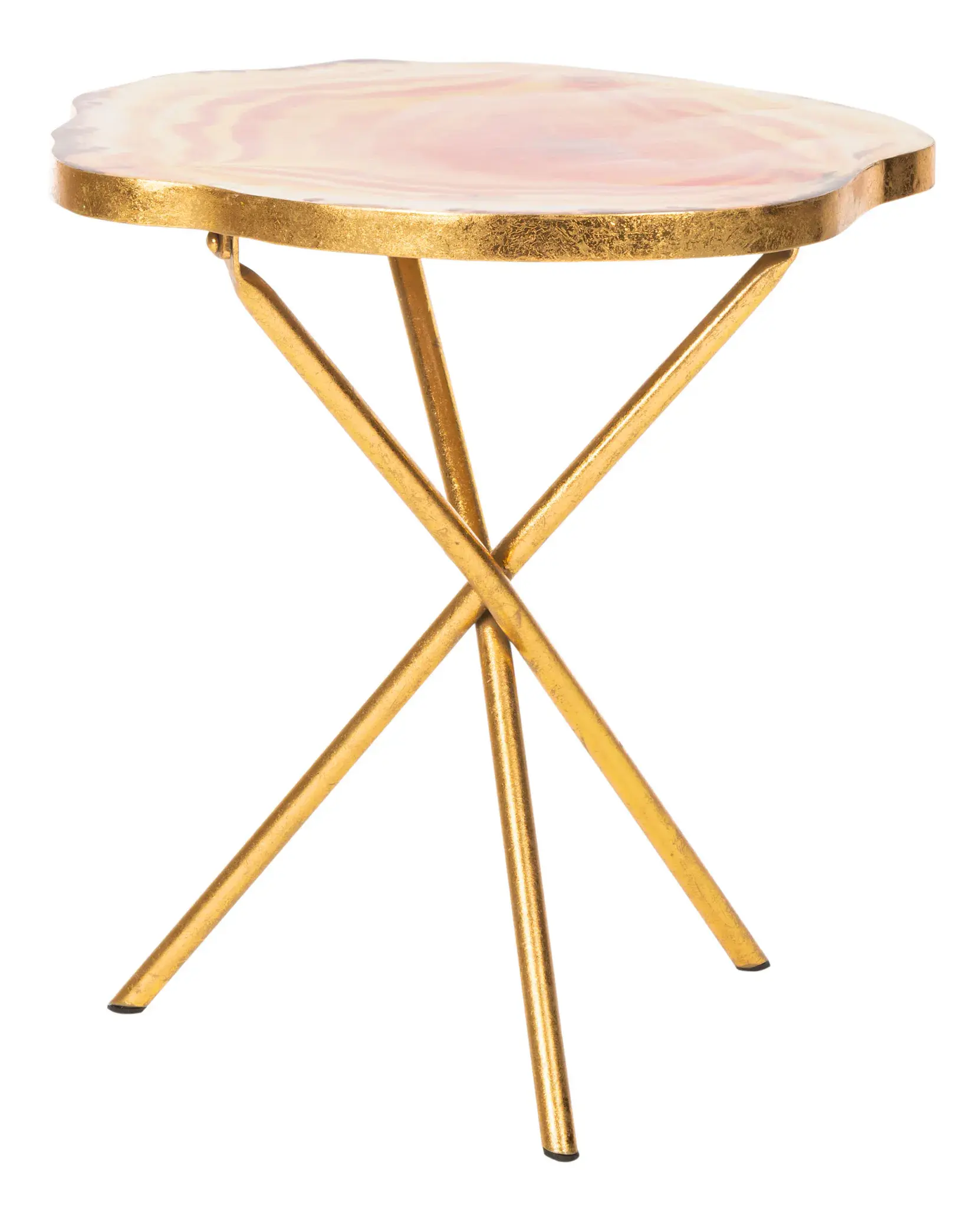 Giselle Faux Agate Side Table