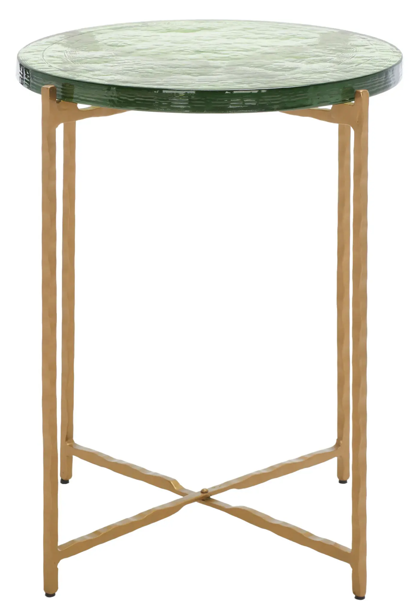 Tengah Round Glass Accent Table