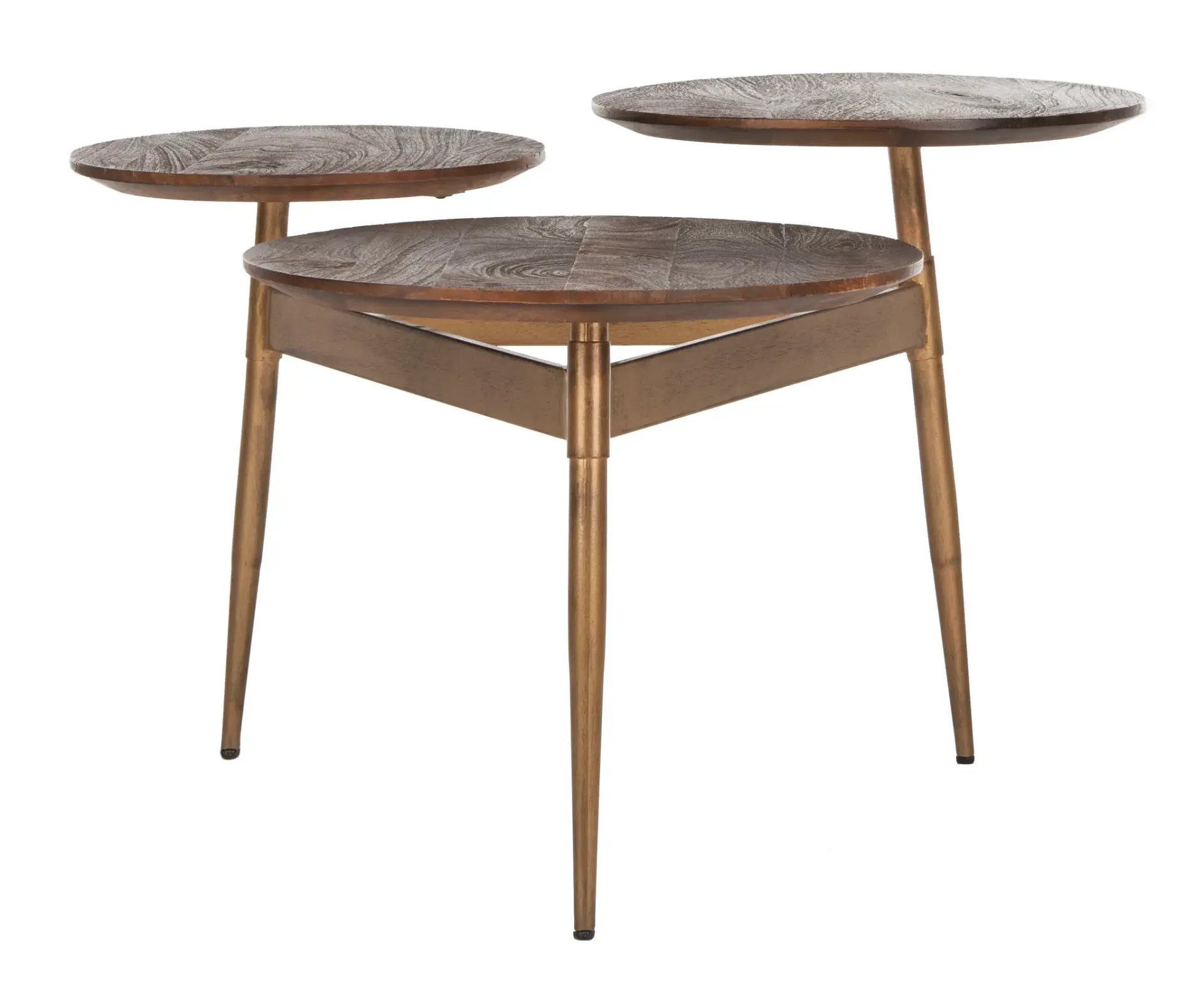 Ian Three-Circle Accent Table