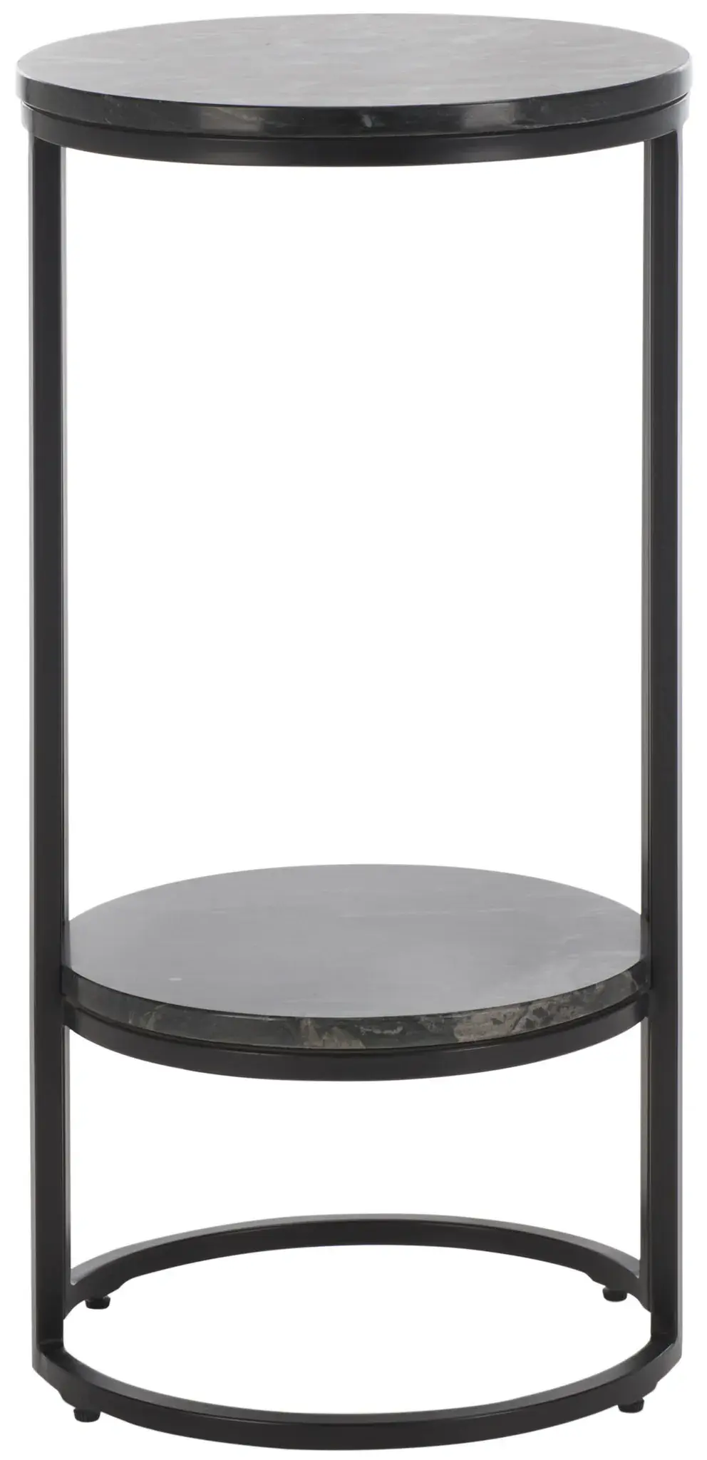 Gunther One-Shelf Round Accent Table