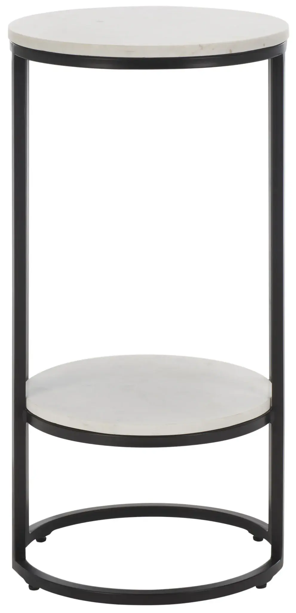 Gunther One-Shelf Round Accent Table