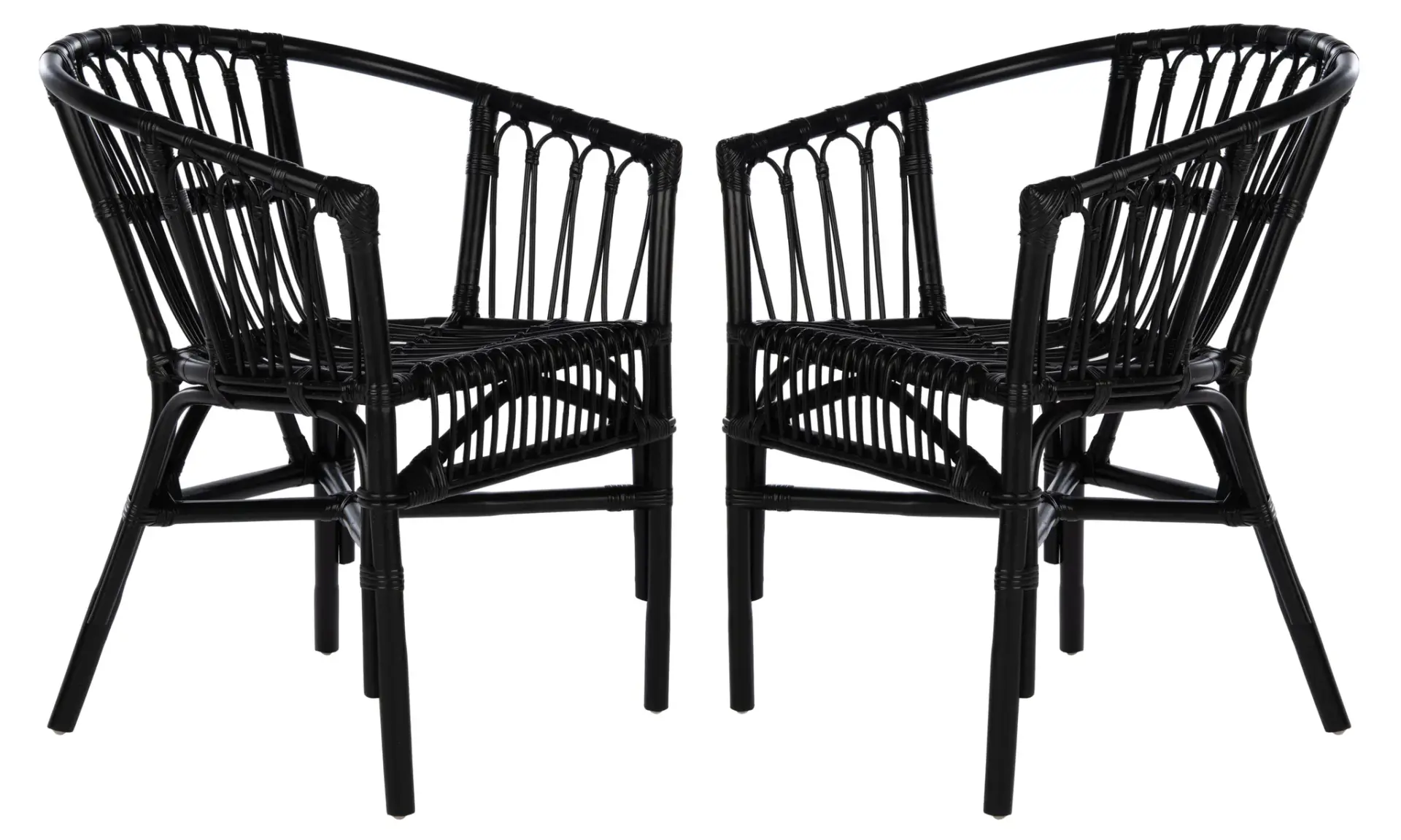 Adriana Rattan Accent Chair (Set of 2)