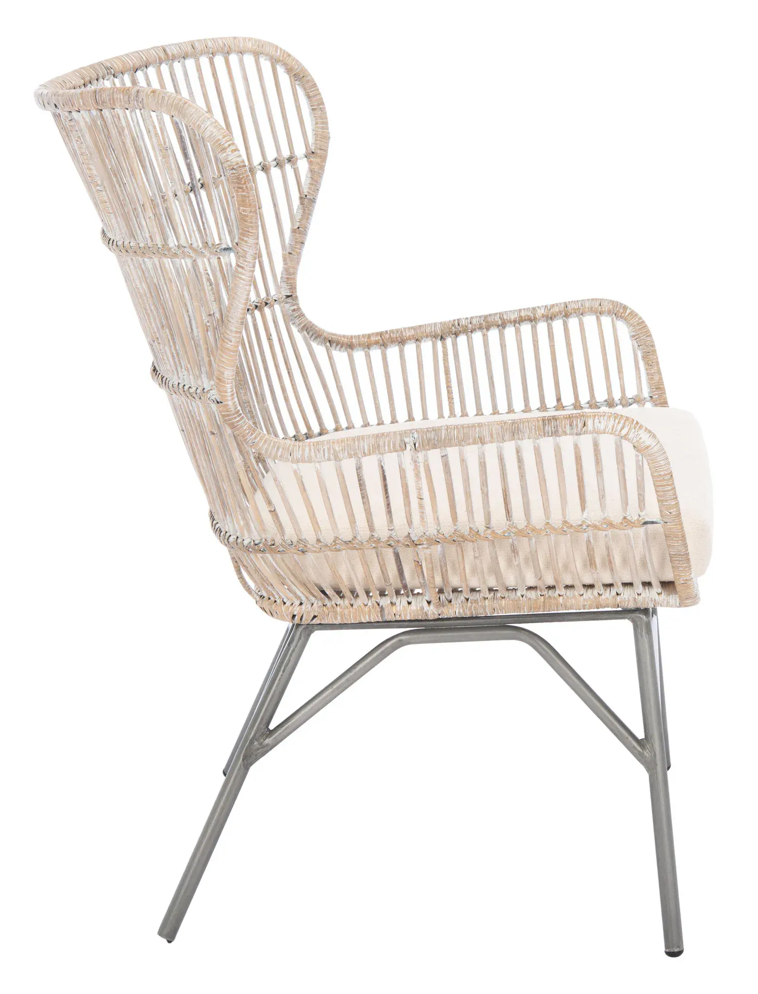 Lenu Rattan Accent Chair With Cushion